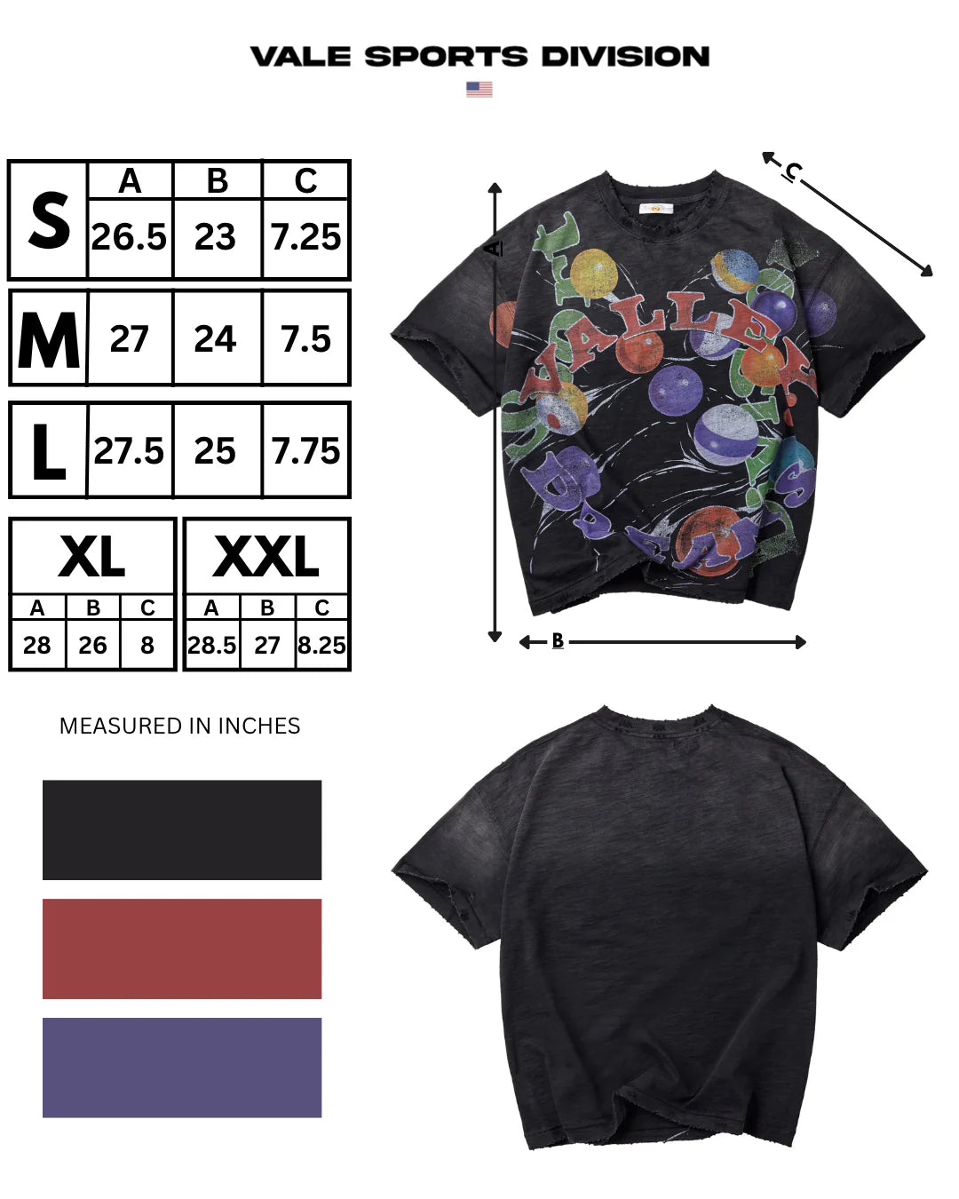 Vale "8 Ball" Black T-Shirt