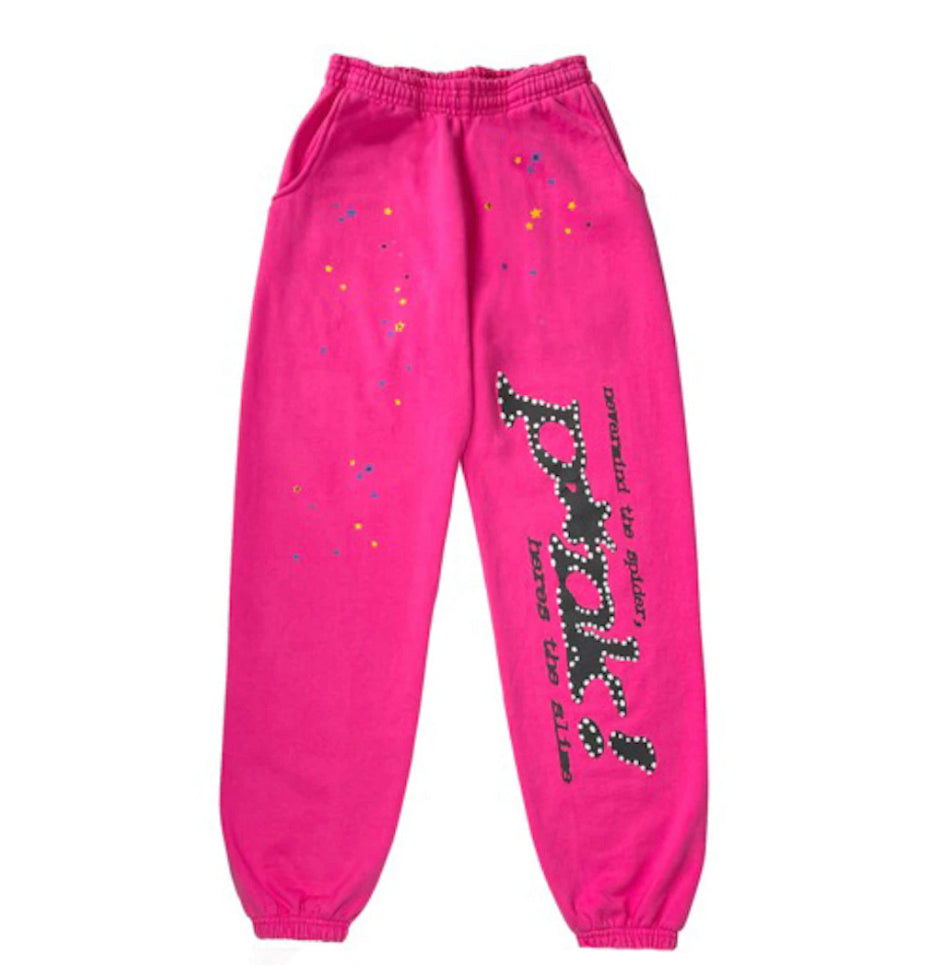 Spider P*NK Pink Sweats