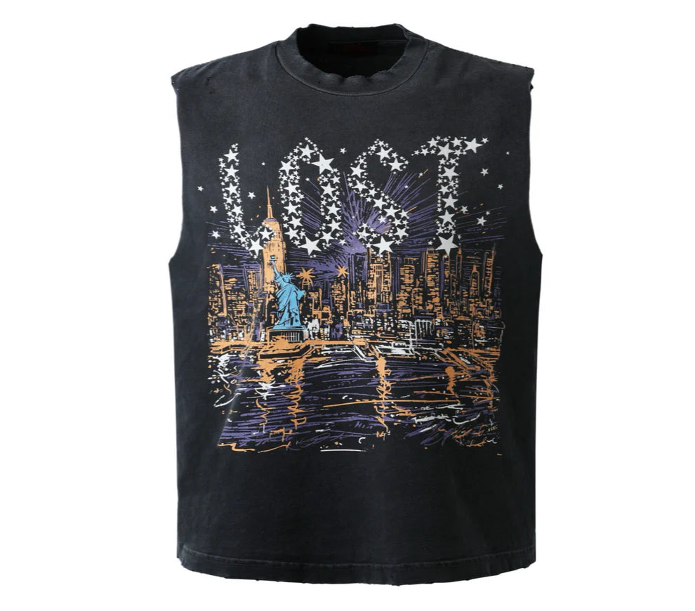 Lost Intricacy "Starlit City" Sleeveless T-Shirt