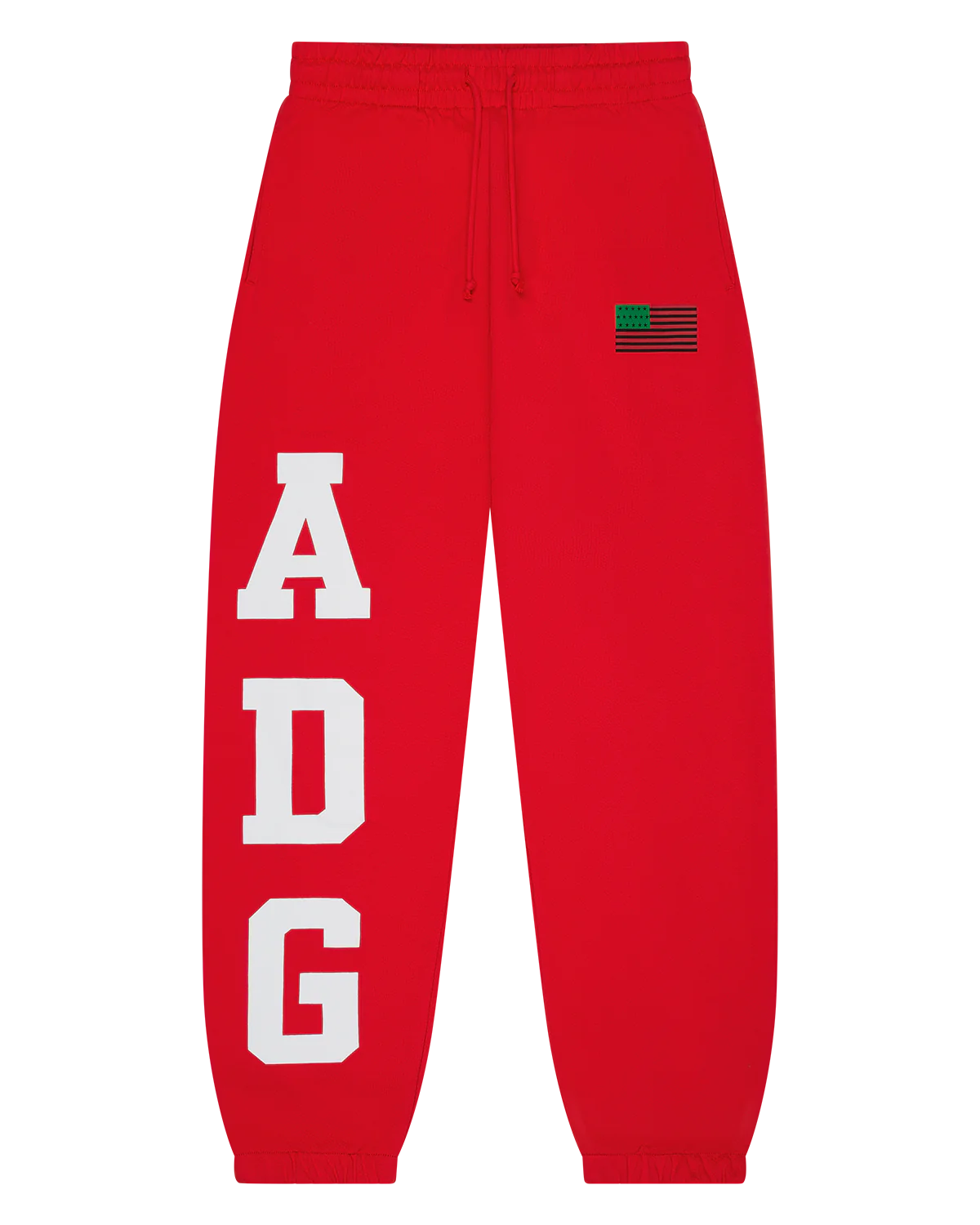 Denim Tears "ADG" Red Sweatpants