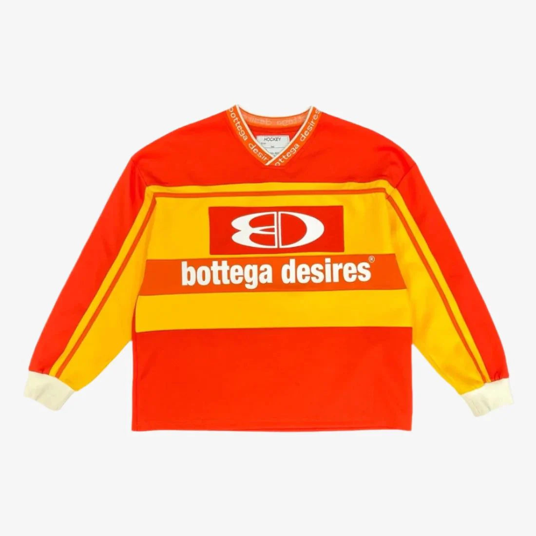 Bottega Desires "Hockey" Orange Long Sleeve