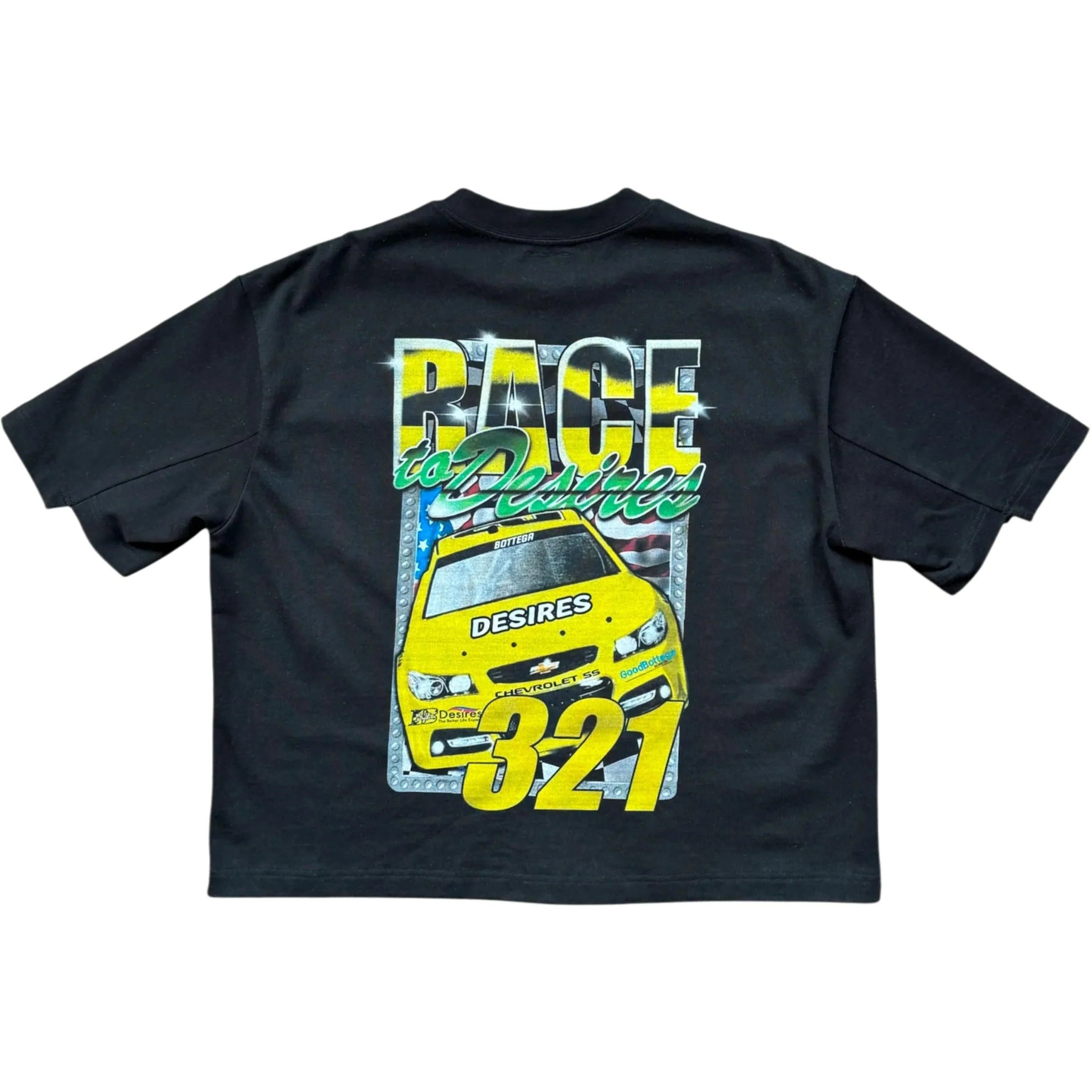 Bottega Desires "Race" Black T-Shirt