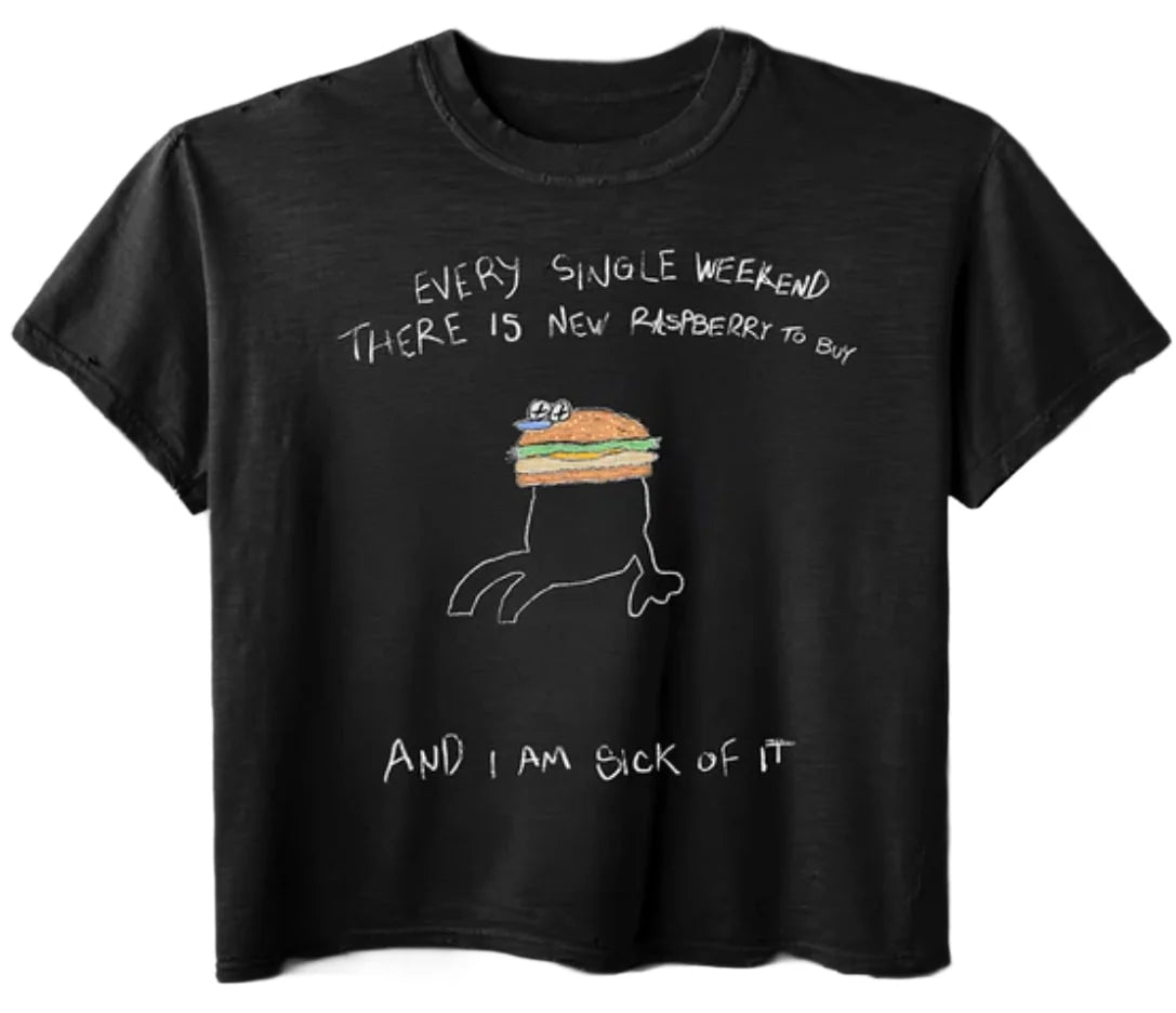 GV Gallery "Burger" Black T-Shirt