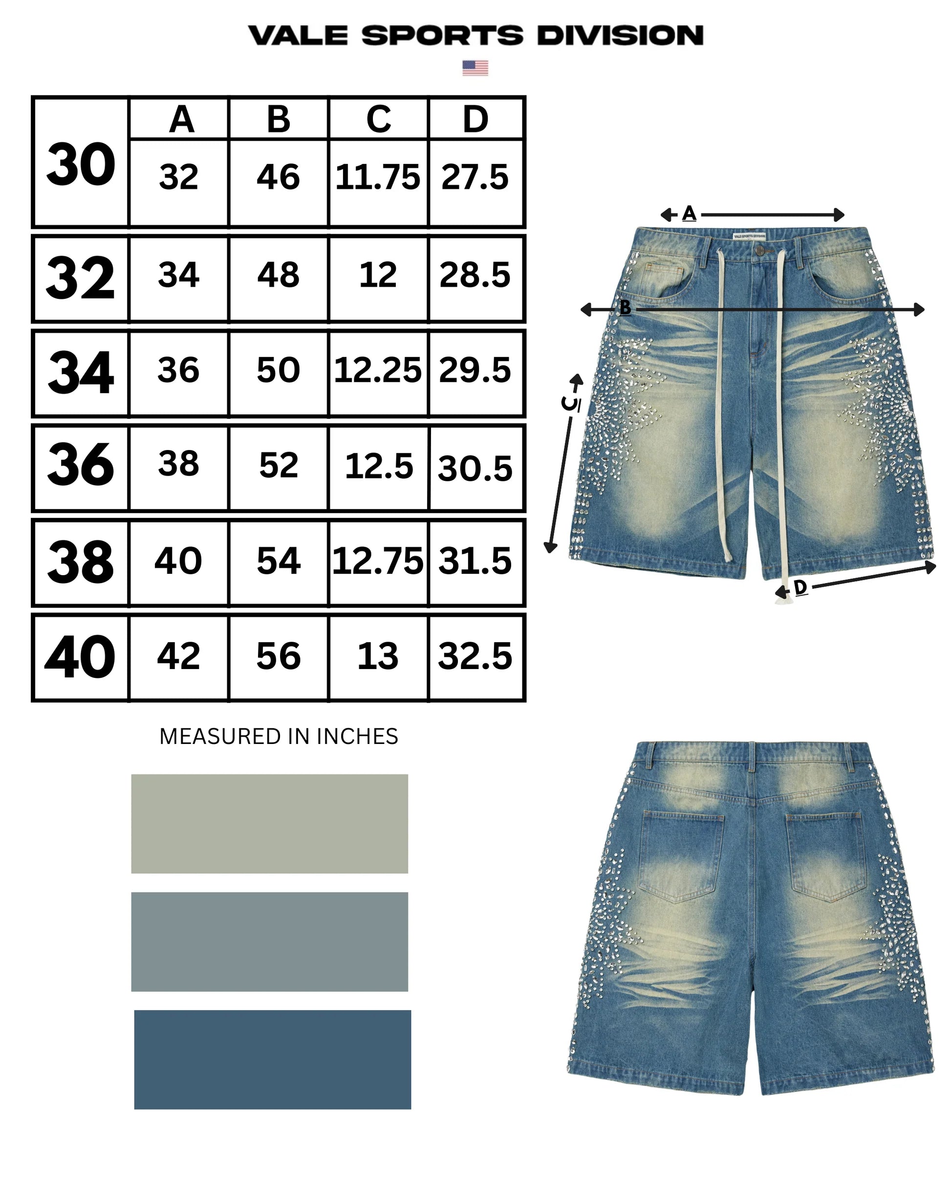 Vale "Siren" Jean Shorts