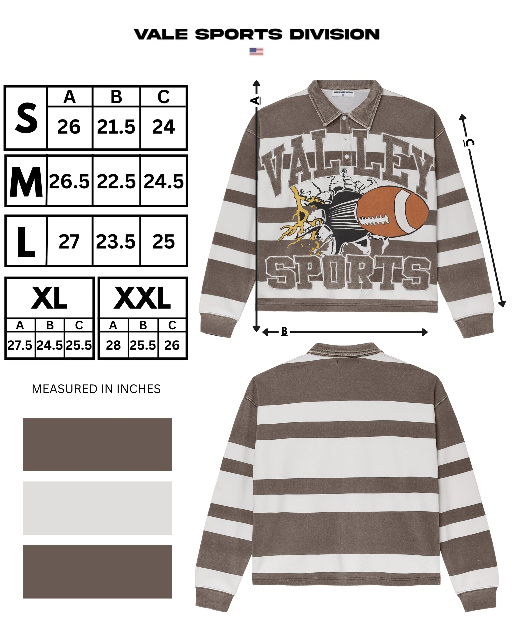 Vale "Chocolate Missile" Rugby Polo Shirt