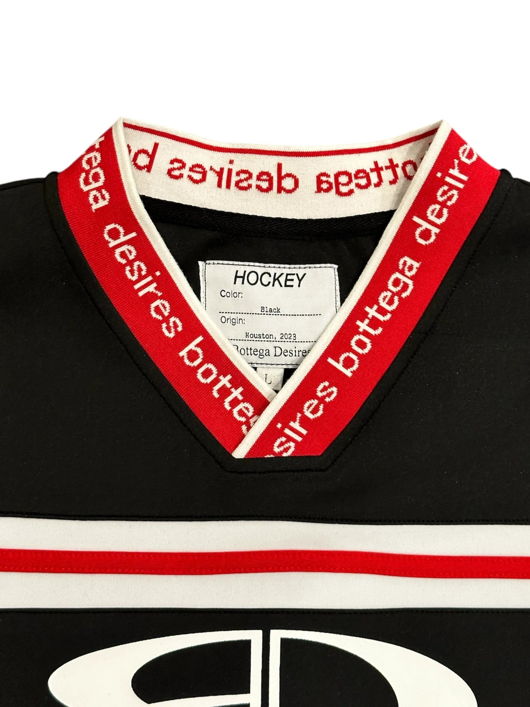 Bottega Desires "Hockey" Black/Red Long Sleeve