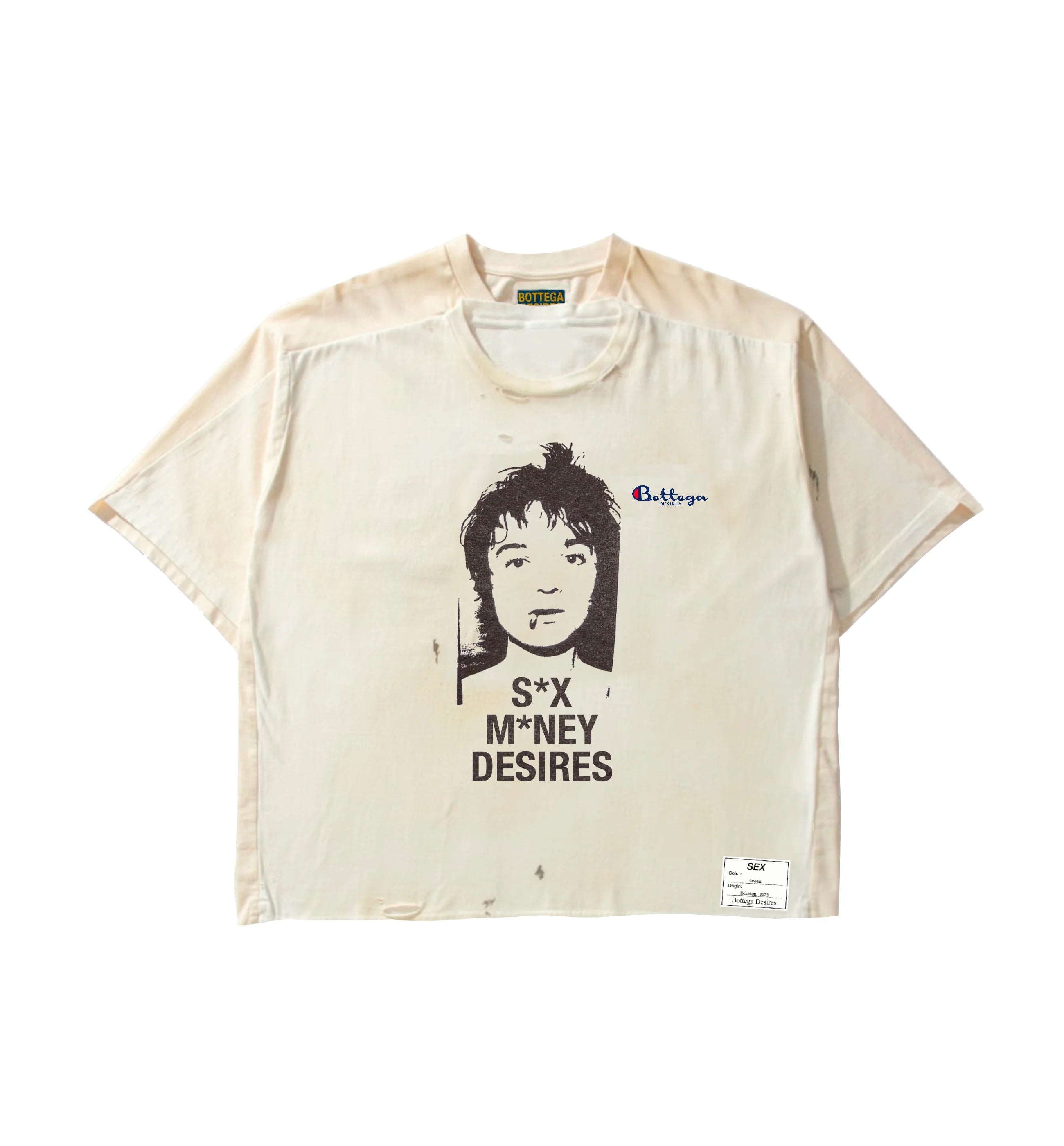 Bottega Desires "Sex Sells" Double T-Shirt