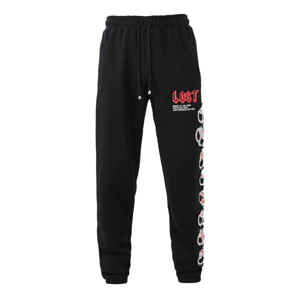 Lost MITT Sweats Black/Red