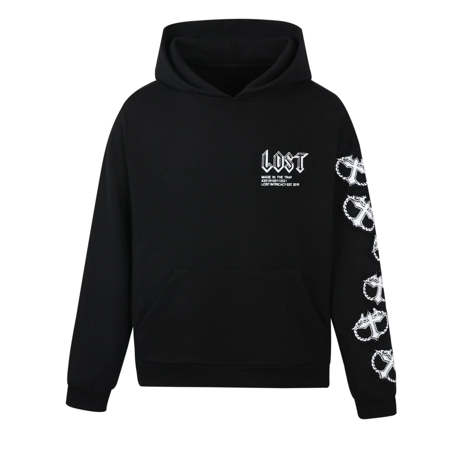 Lost MITT Hoodie Black/White