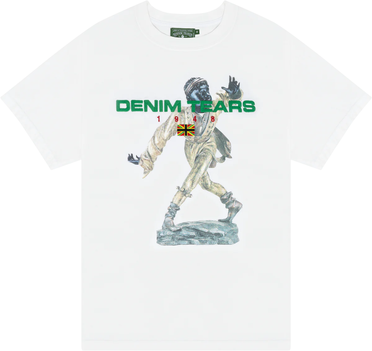Denim Tears Porcelain Figure White Tee