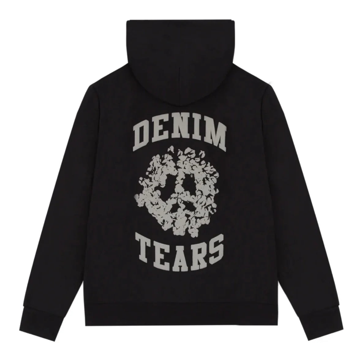 Denim Tears Black University Zip Up Hoodie