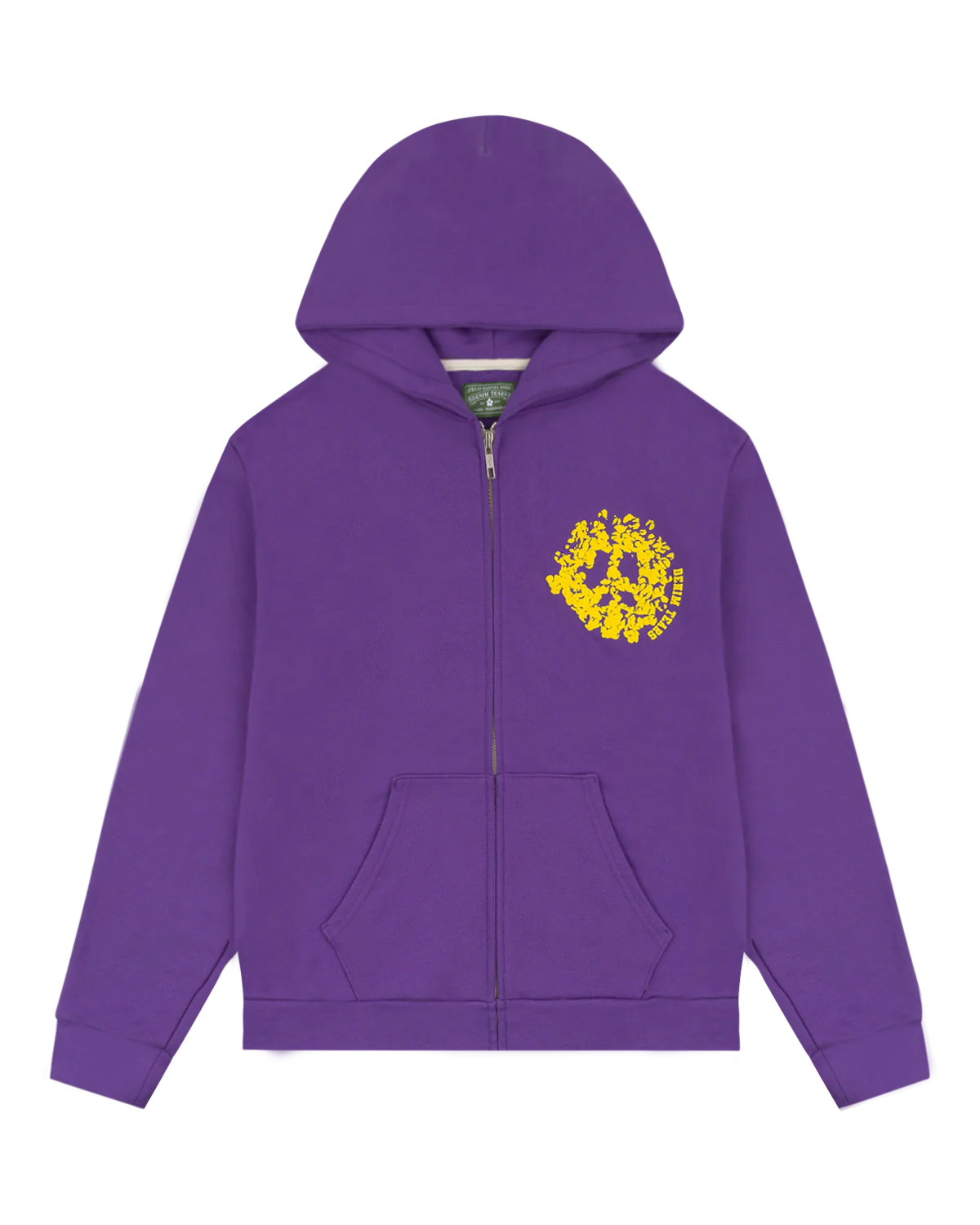 Denim Tears University Purple Zip-Up Hoodie