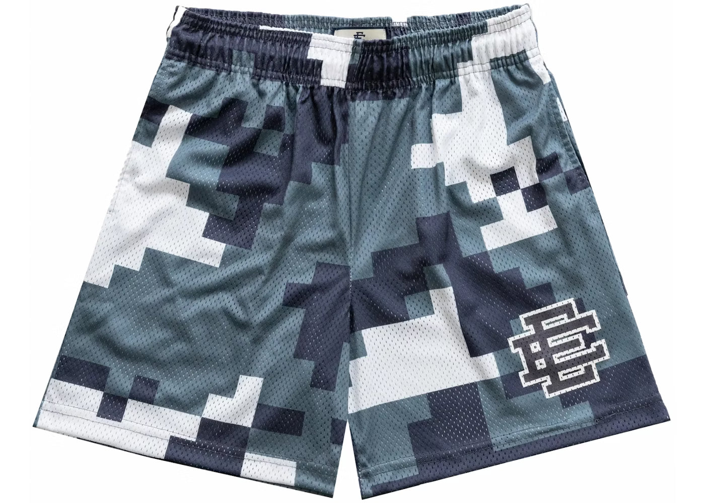 Eric Emanuel Gray Digital Camo Shorts