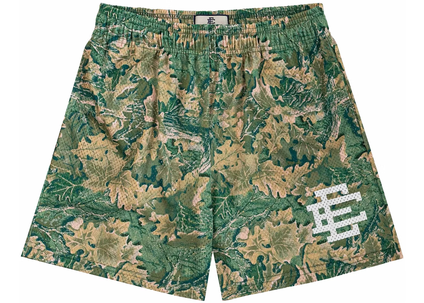 Eric Emanuel Leaf Camo Green Shorts