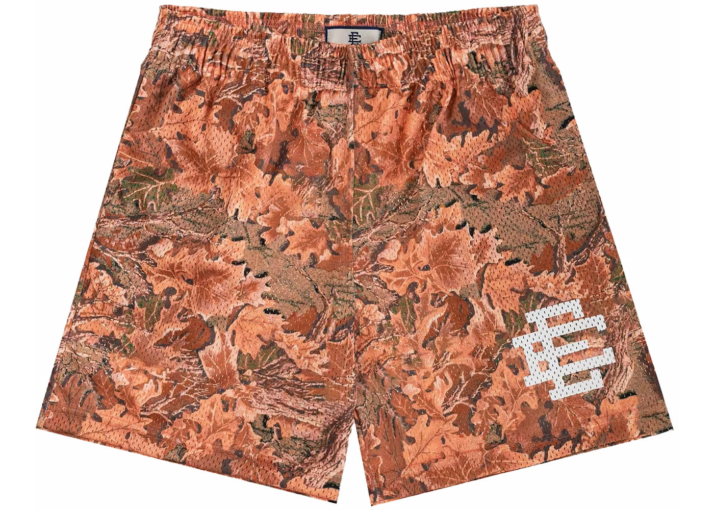 Eric Emanuel Leaf Camo Orange Shorts