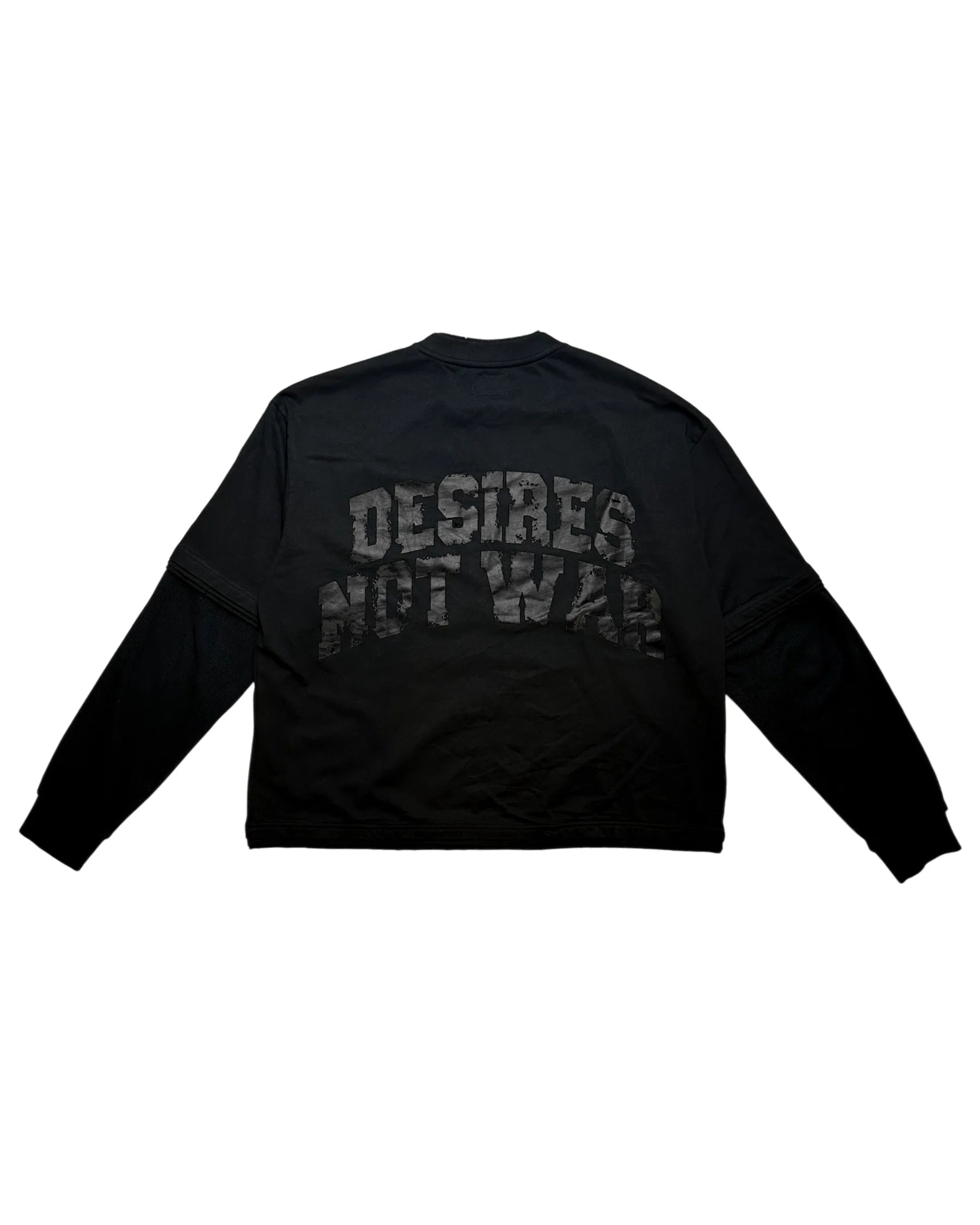 Bottega Desires "WAR" Black Longsleeve