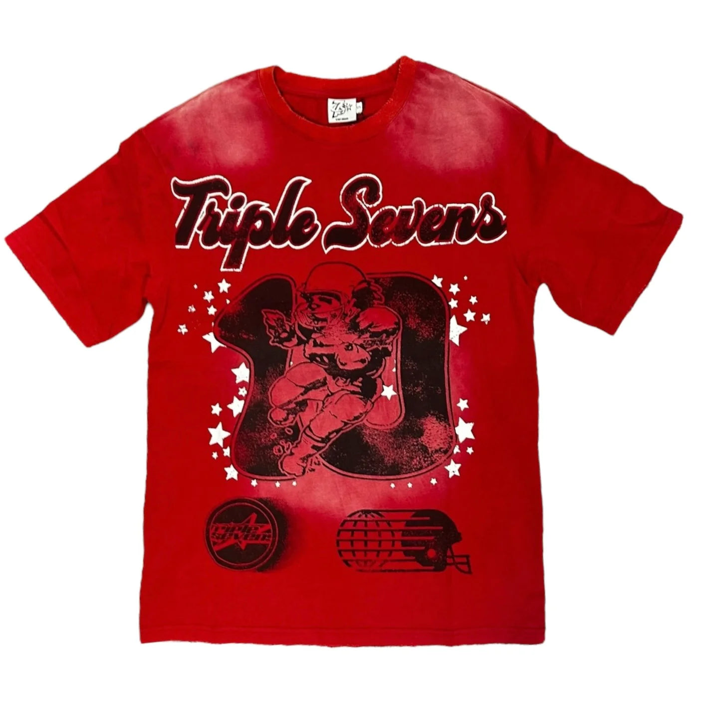 Triple 7s "All Star" Red T-Shirt