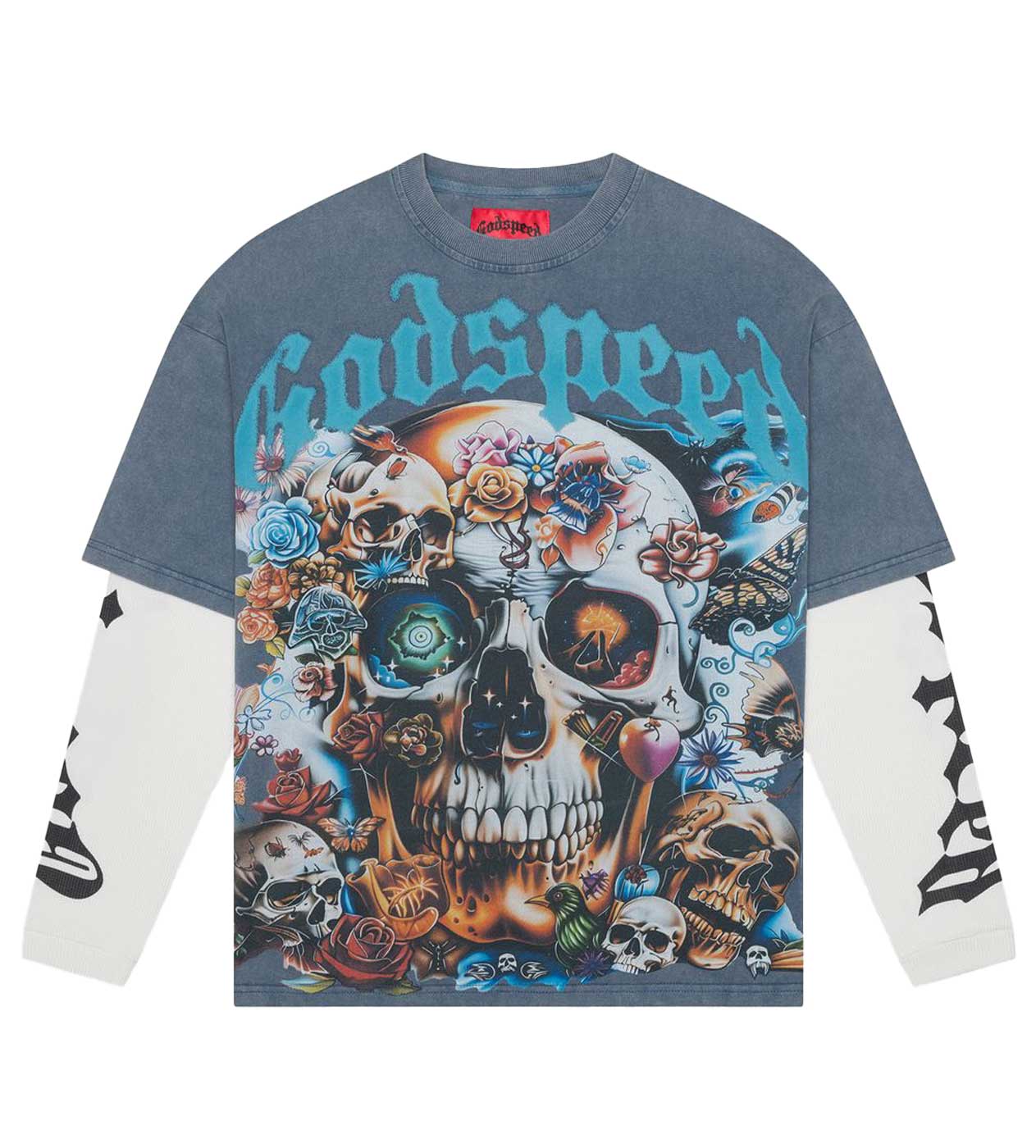Godspeed "Eternal Dreams" Thermal Longsleeve Blue