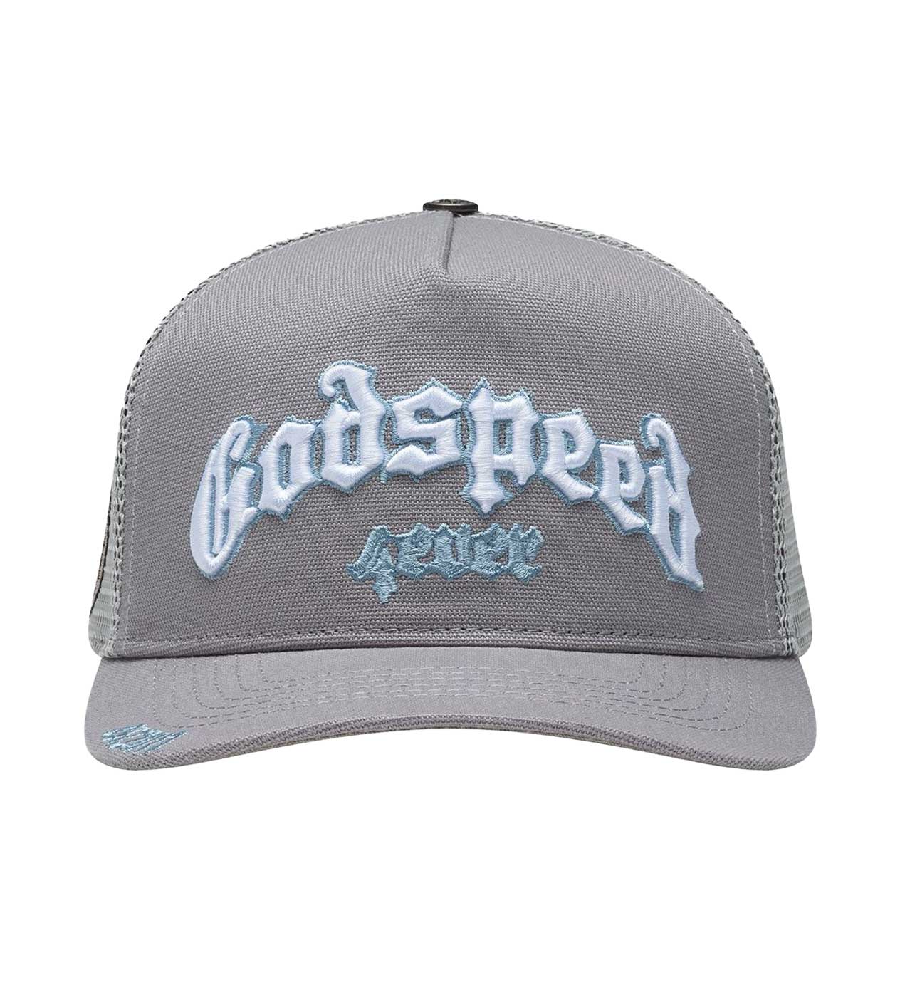 Godspeed "Forever" Grey/Blue Trucker