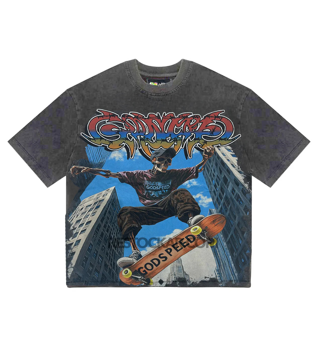 Godspeed "Ollie" Black Wash T-Shirt