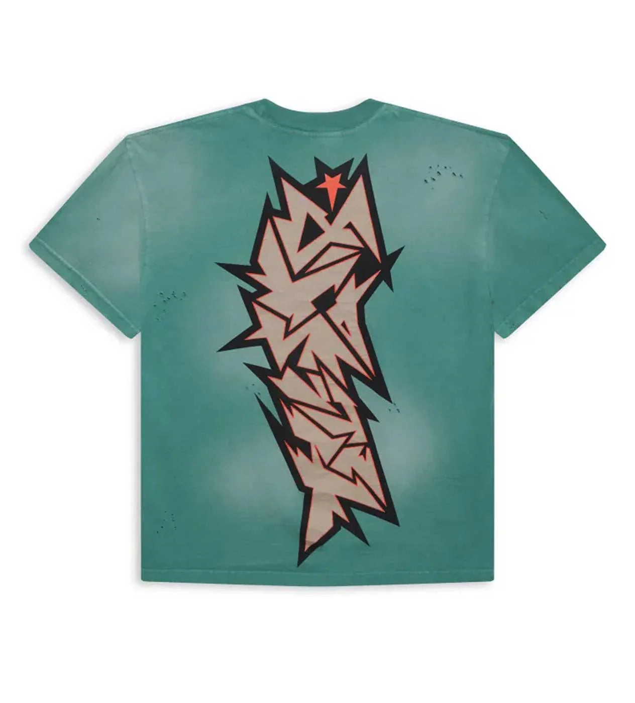Hellstar "Cracked" Green T-Shirt