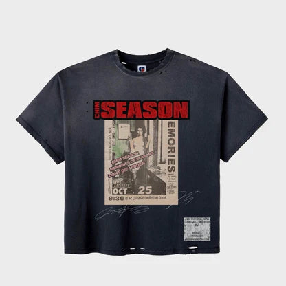 HMDD "Chim Season" Vintage Black T-Shirt