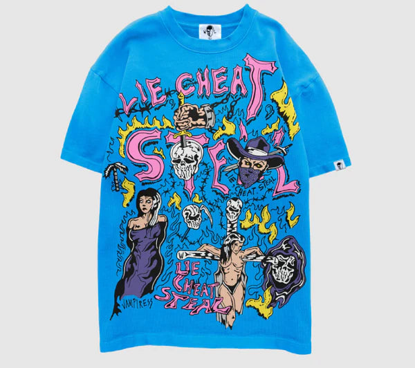 Warren Lotas "Lie Cheat Steal" T-Shirt