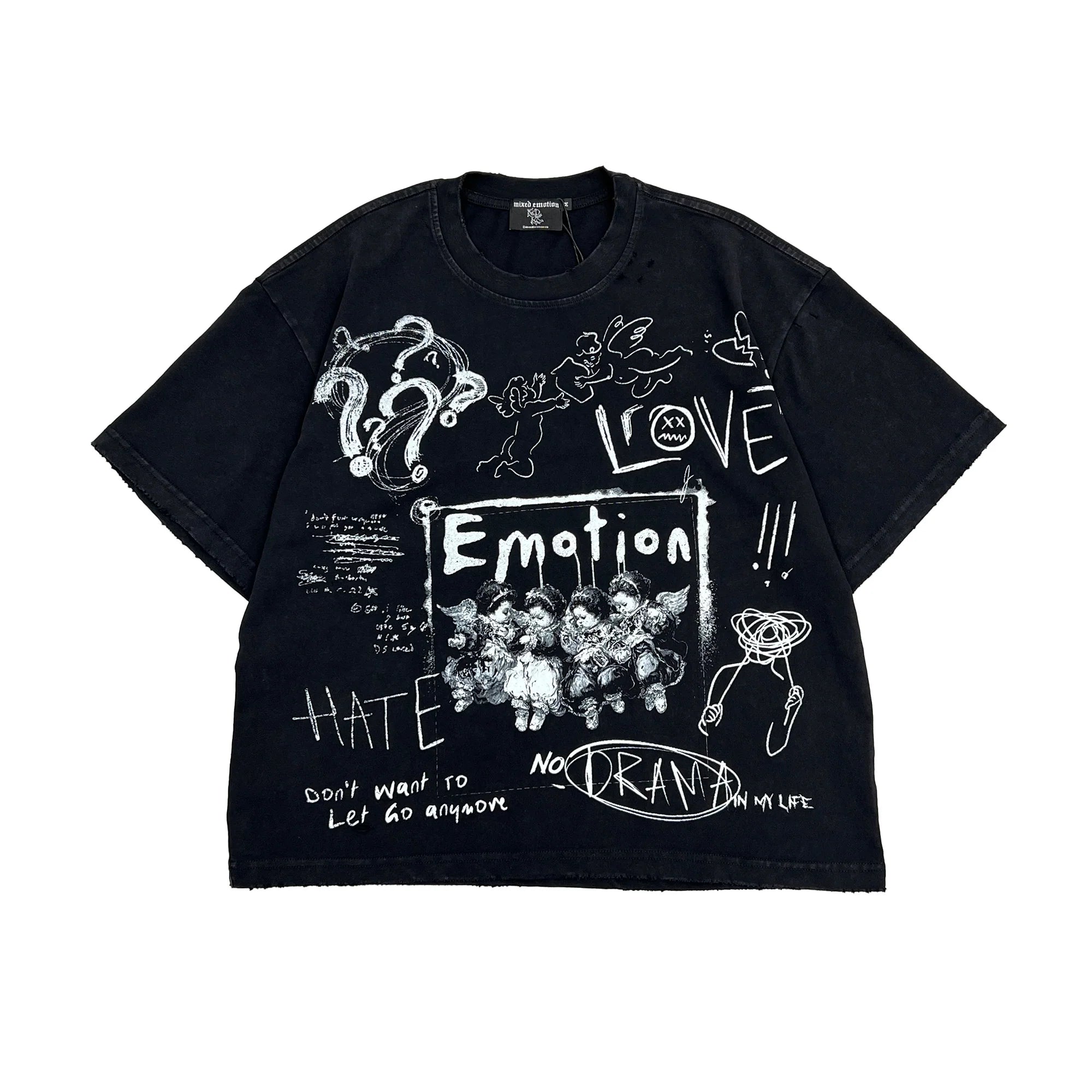 Mixed Emotions "Chaos" Black T-Shirt