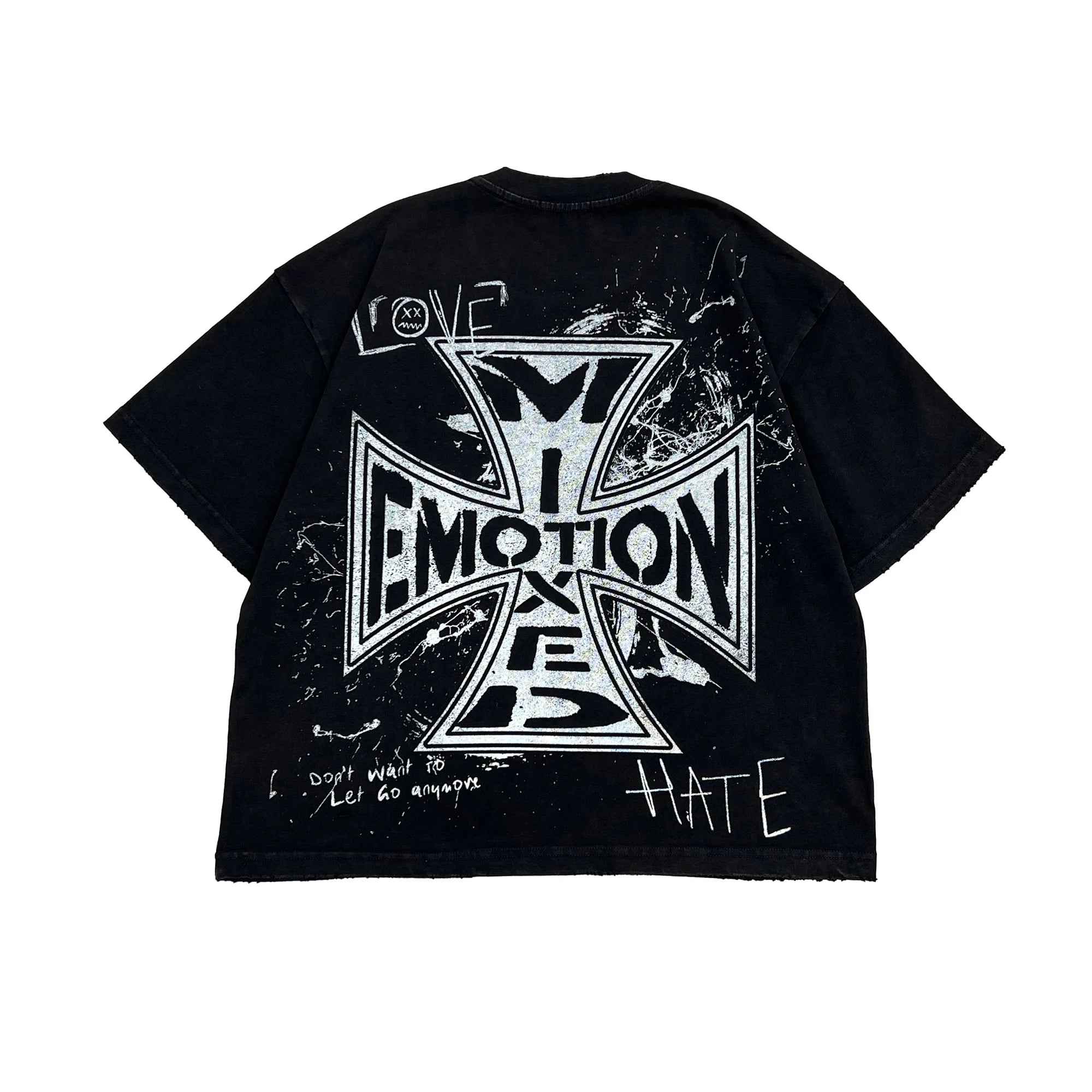 Mixed Emotions "Chaos" Black T-Shirt