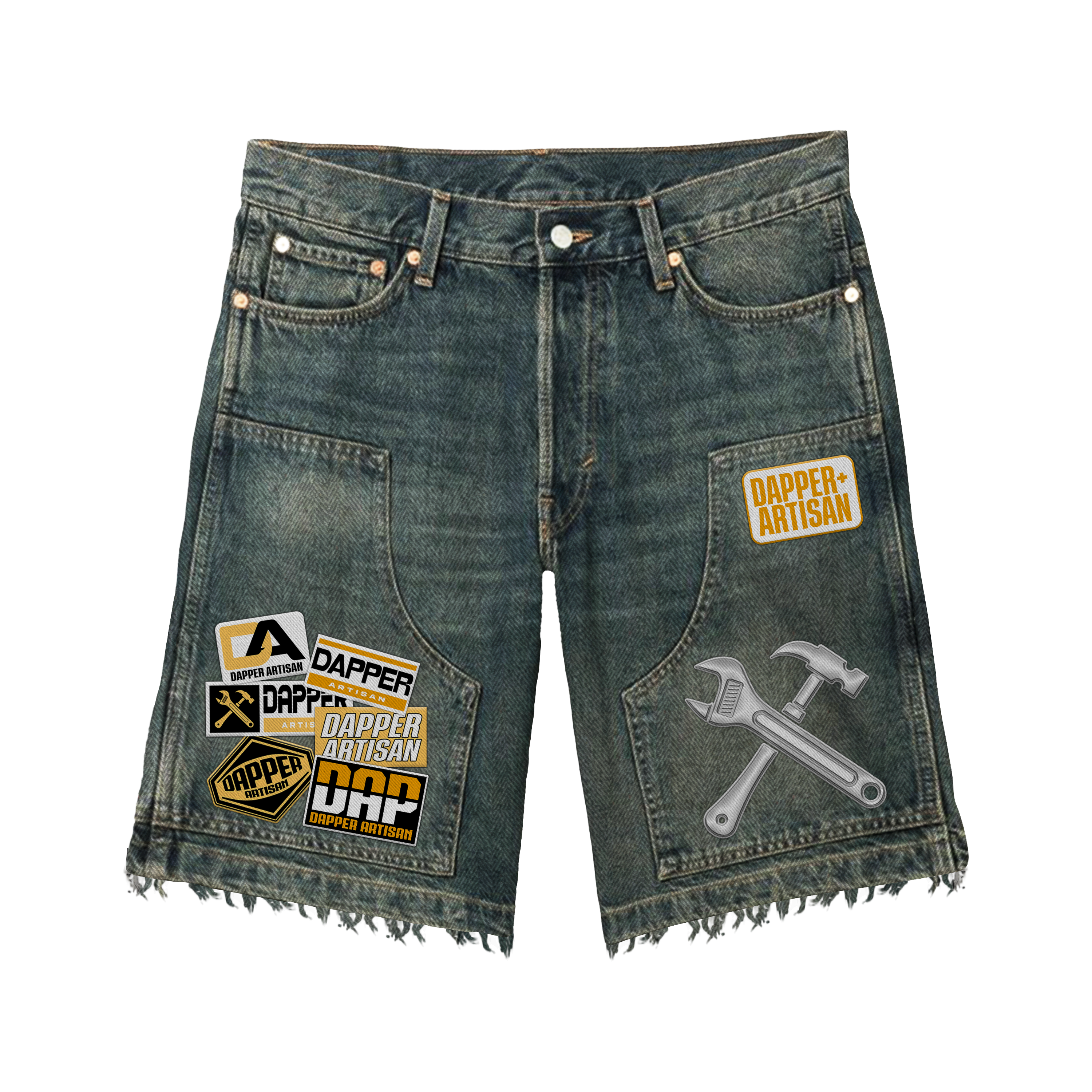 Dapper Artisan "Dapper Jorts" Blue Jean Shorts