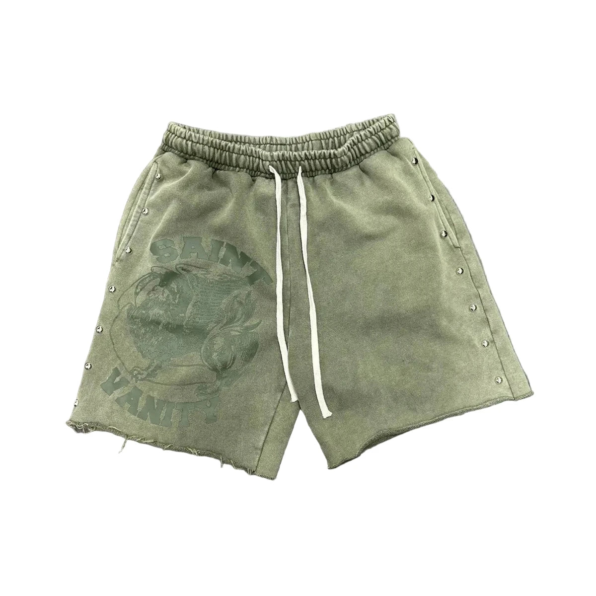 Saint Vanity "French Terry" Green Shorts