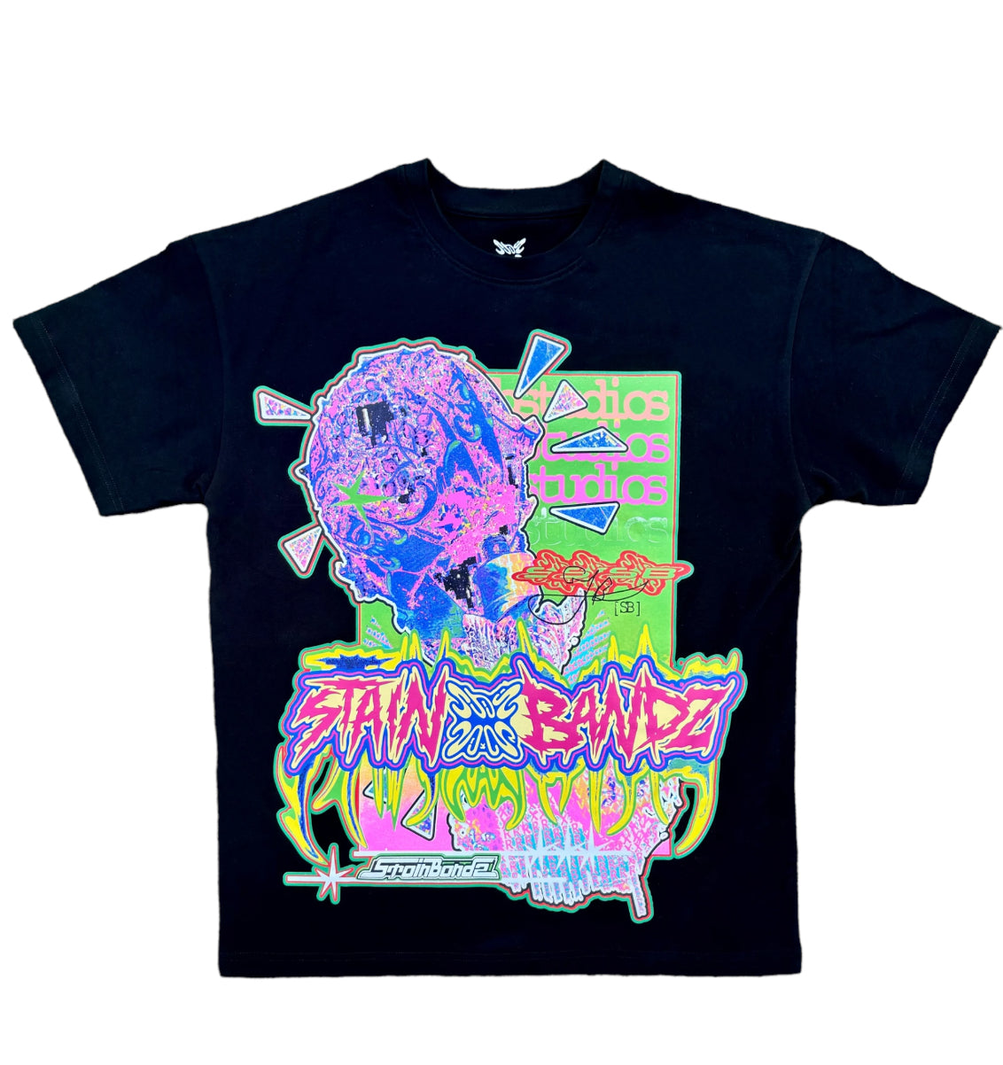 Sb Studios "Broken Trophy" Black T-Shirt