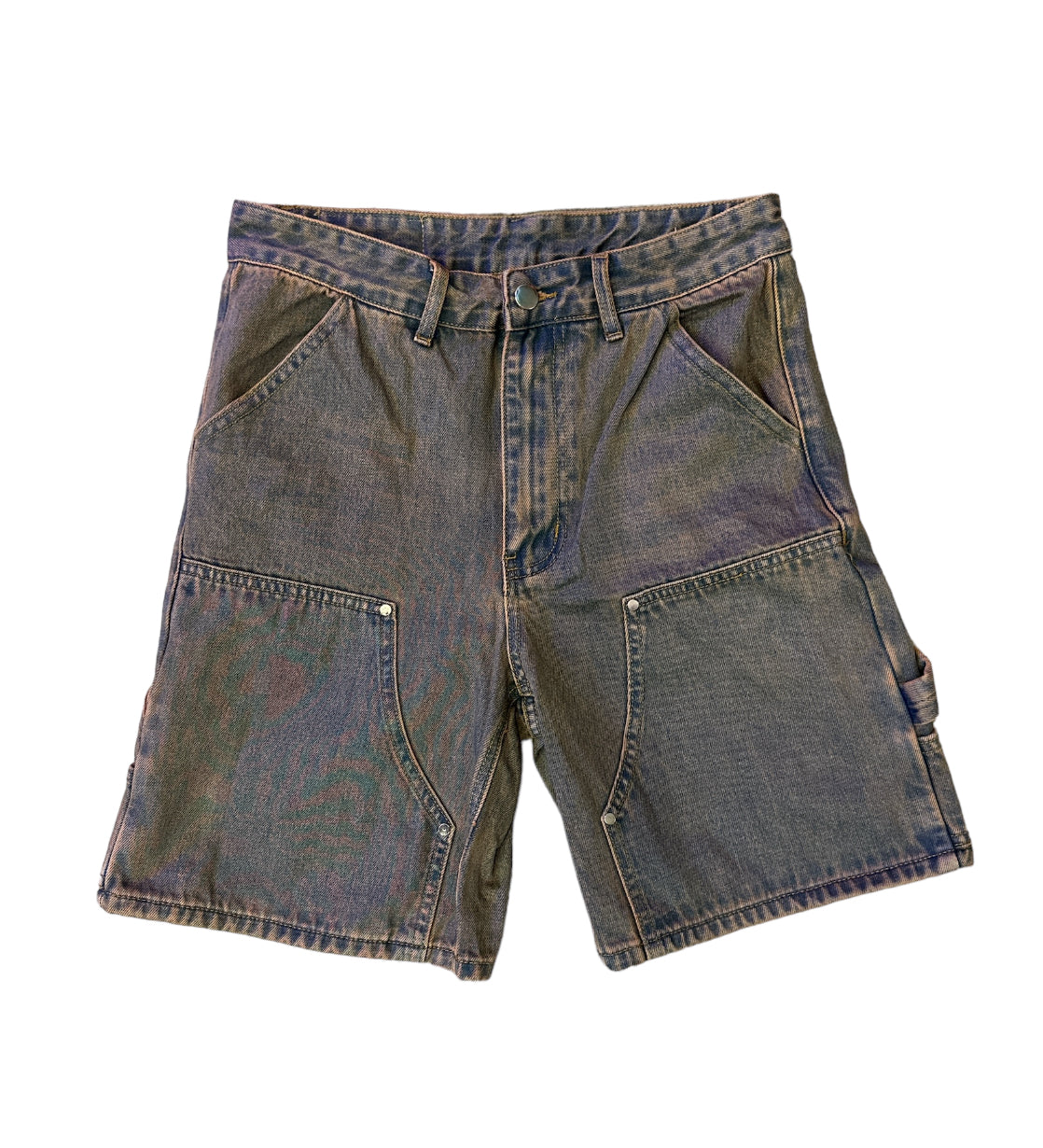 Stealth "Rust Washed" Jean Carpenter Shorts
