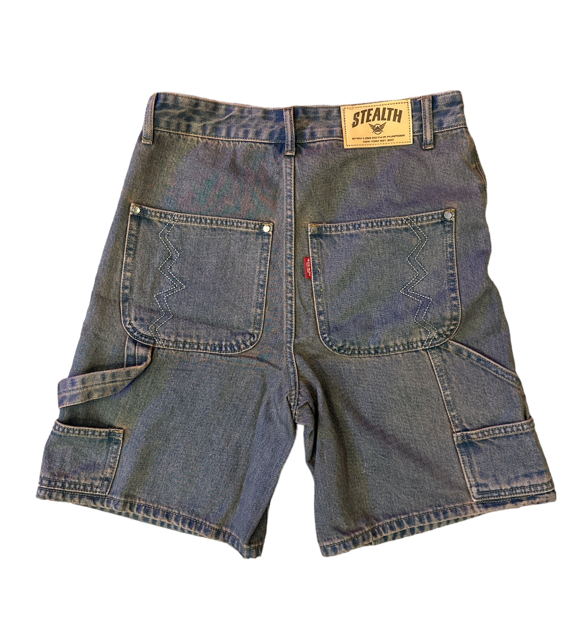 Stealth "Rust Washed" Jean Carpenter Shorts