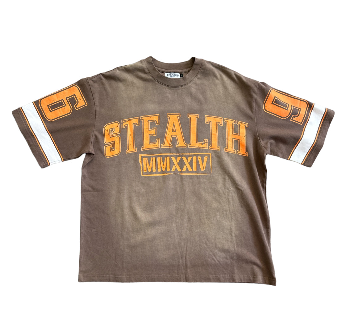 Stealth "Football 96" Brown T-Shirt