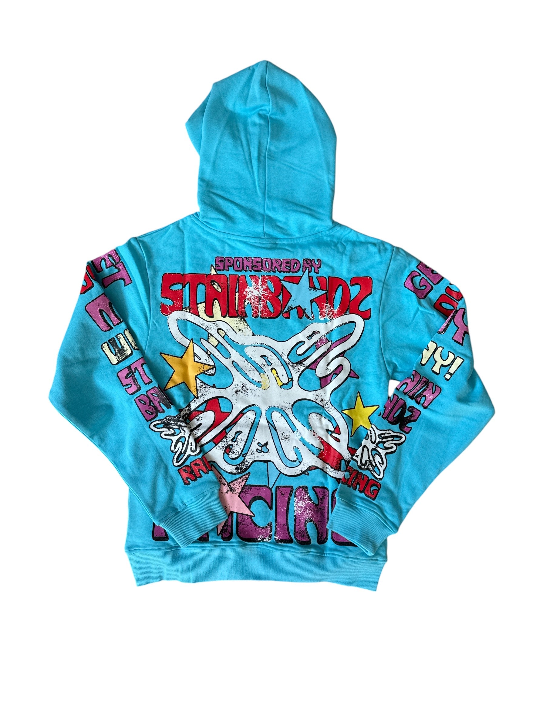 SB Studios Stain Bandz "Racer" Hoodie Blue