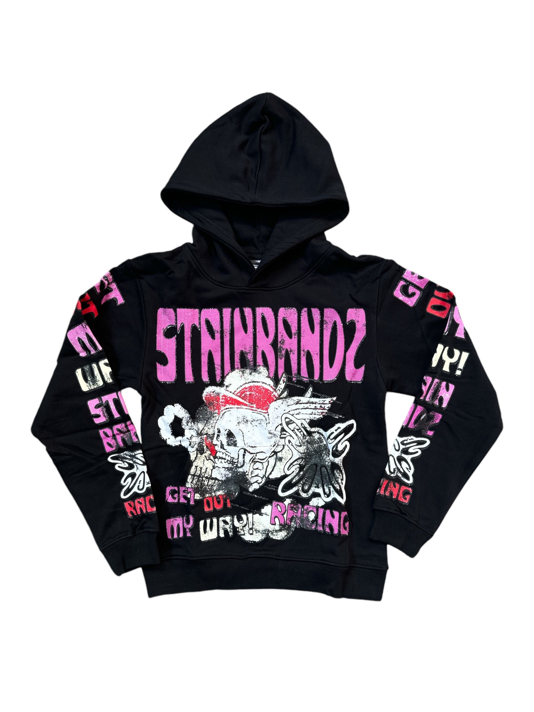 SB Studios Stain Bandz "Racer" Hoodie Black
