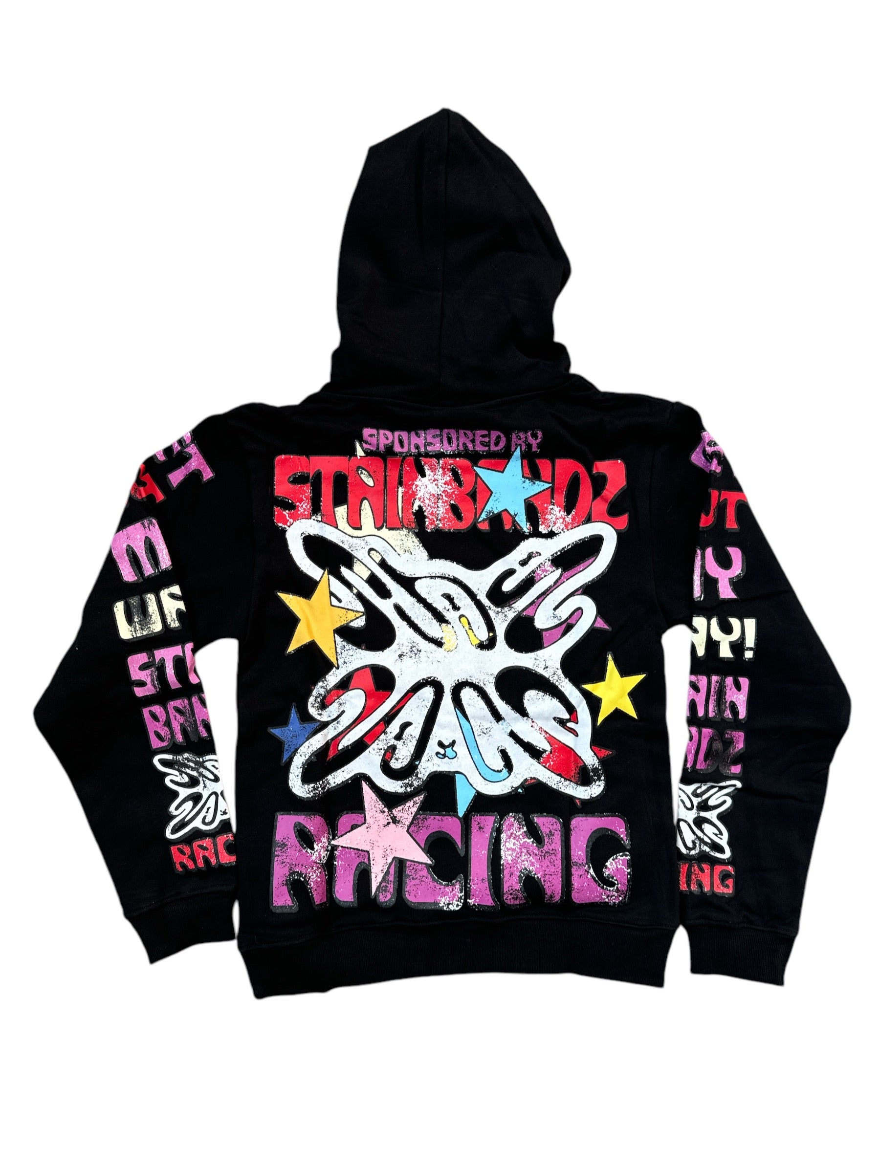 SB Studios Stain Bandz "Racer" Hoodie Black