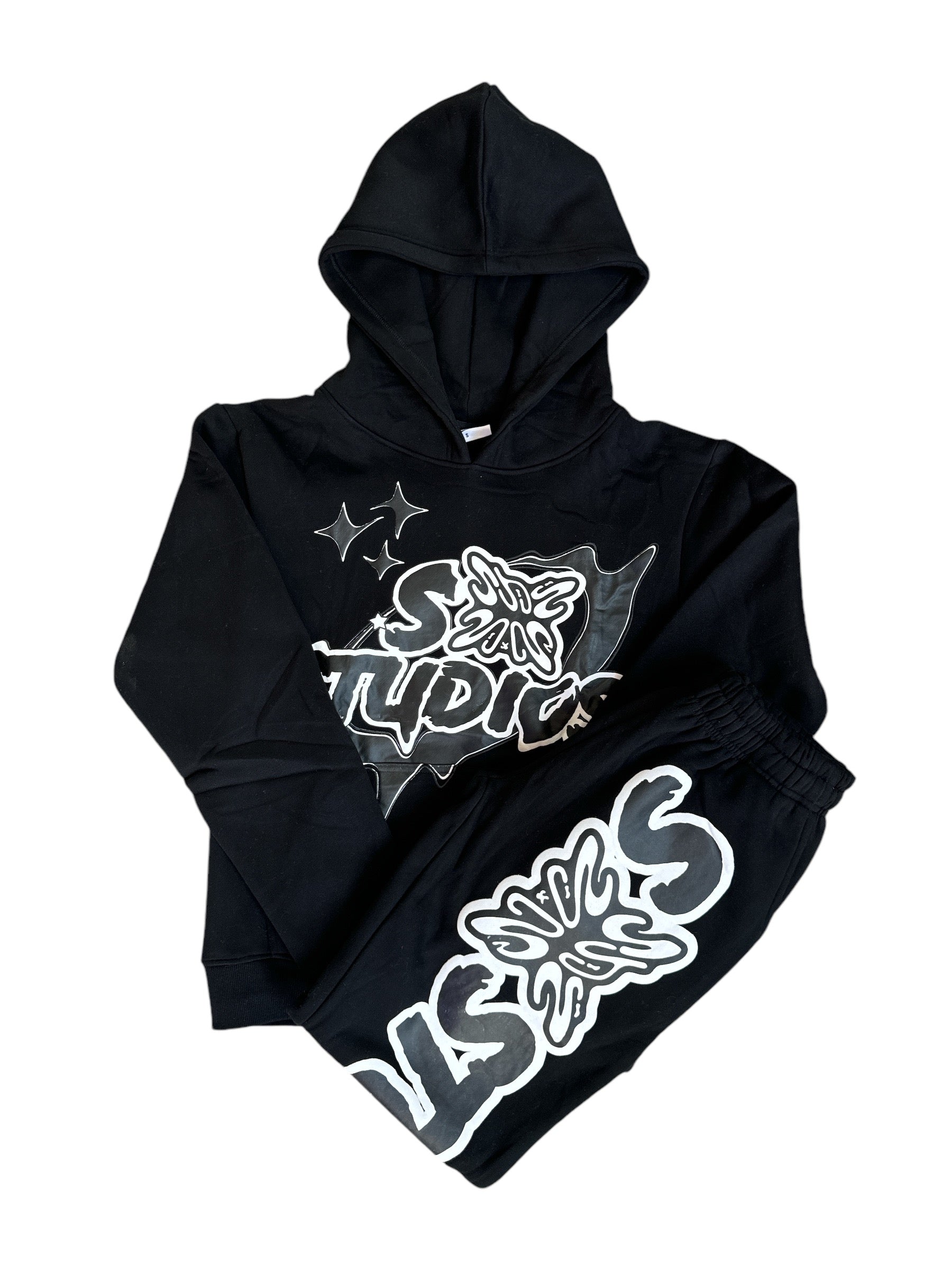 SB Studios Stain Bandz Black/White Full Sweatsuit