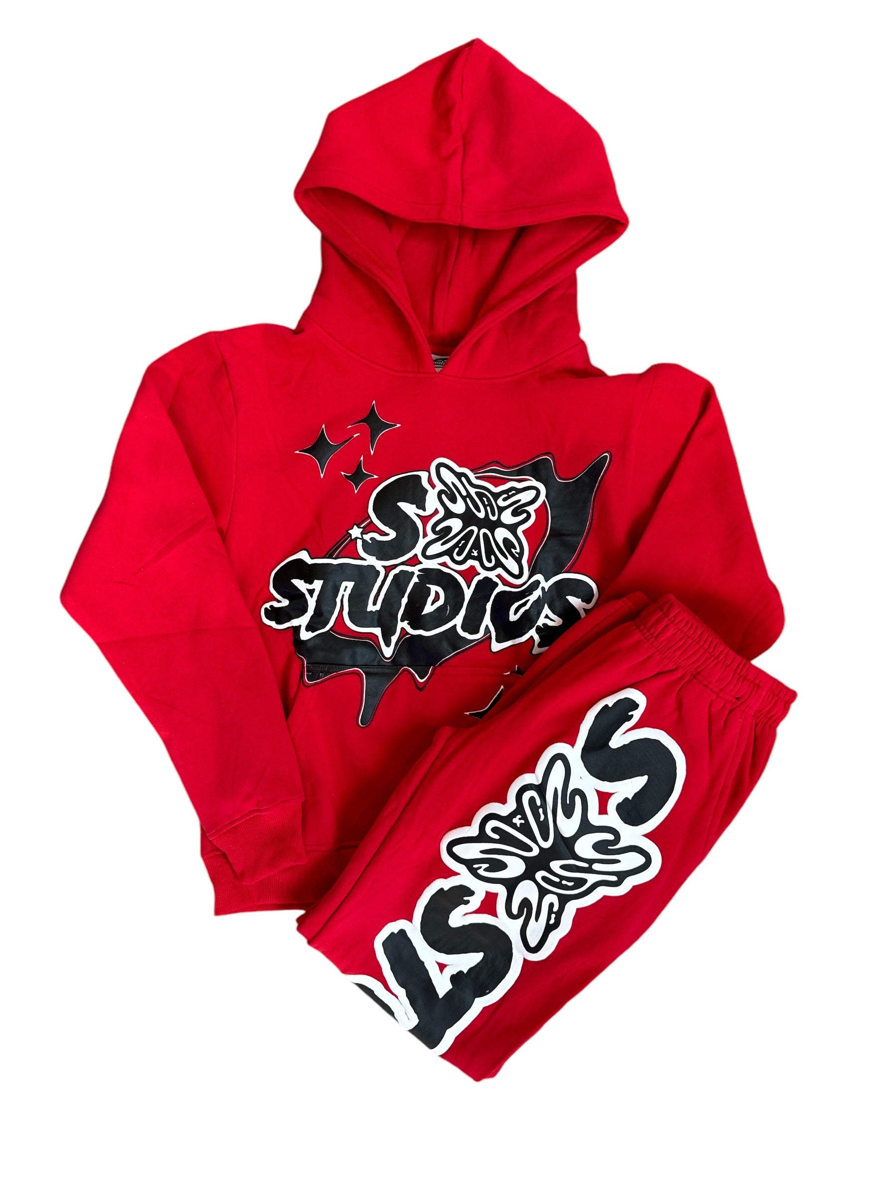 SB Studios Stain Bandz Red Full Sweatsuit