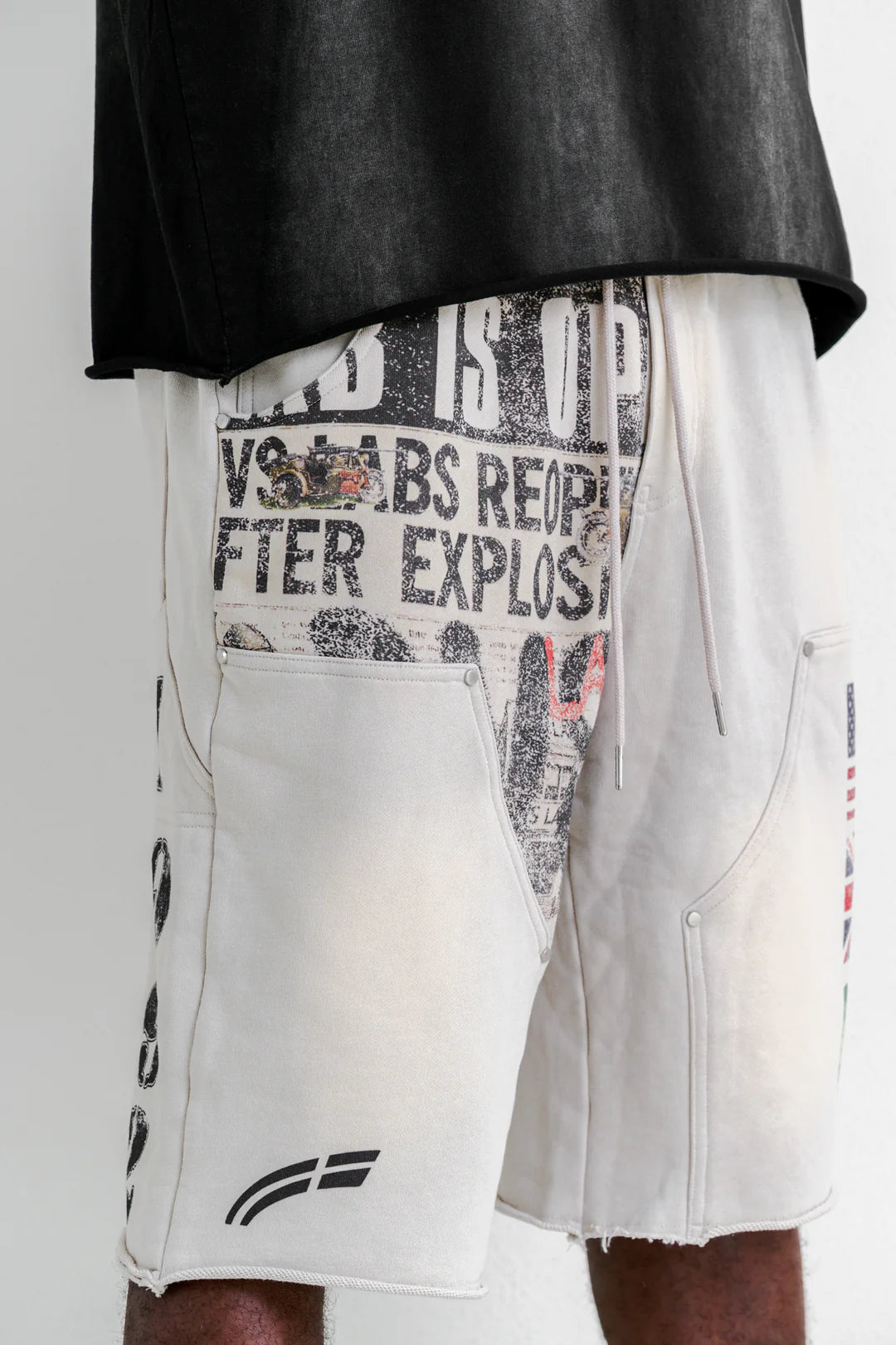 RVS Labs "Article" Sun Washed Shorts