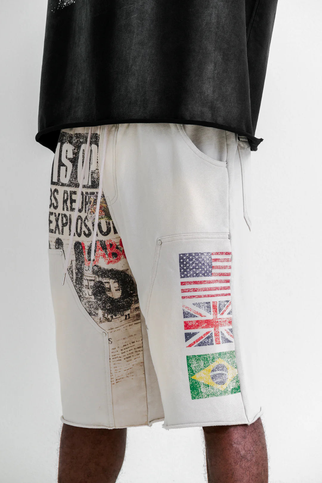 RVS Labs "Article" Sun Washed Shorts