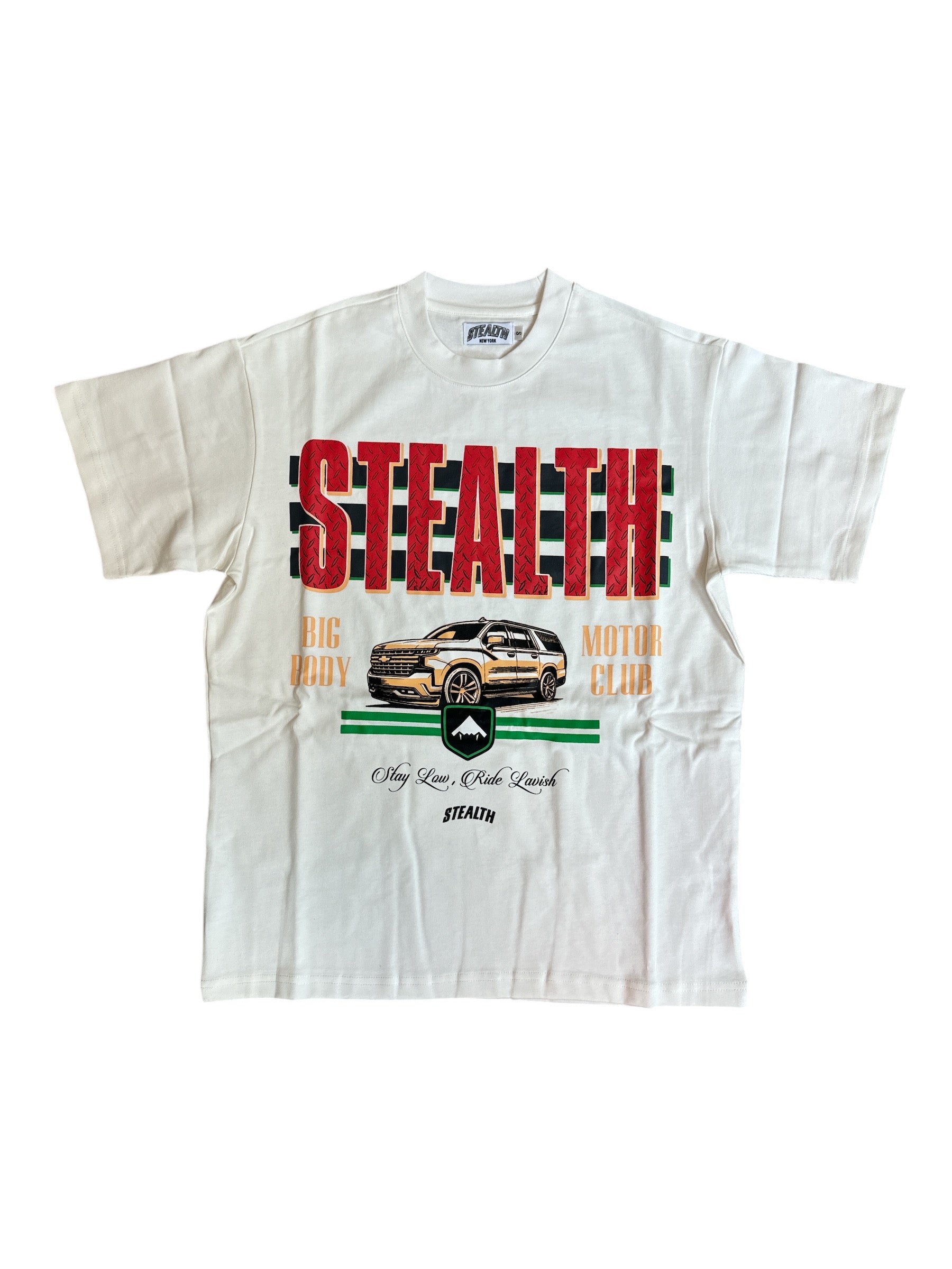 Stealth "Big Body" Lavish Creme/Red T-Shirt