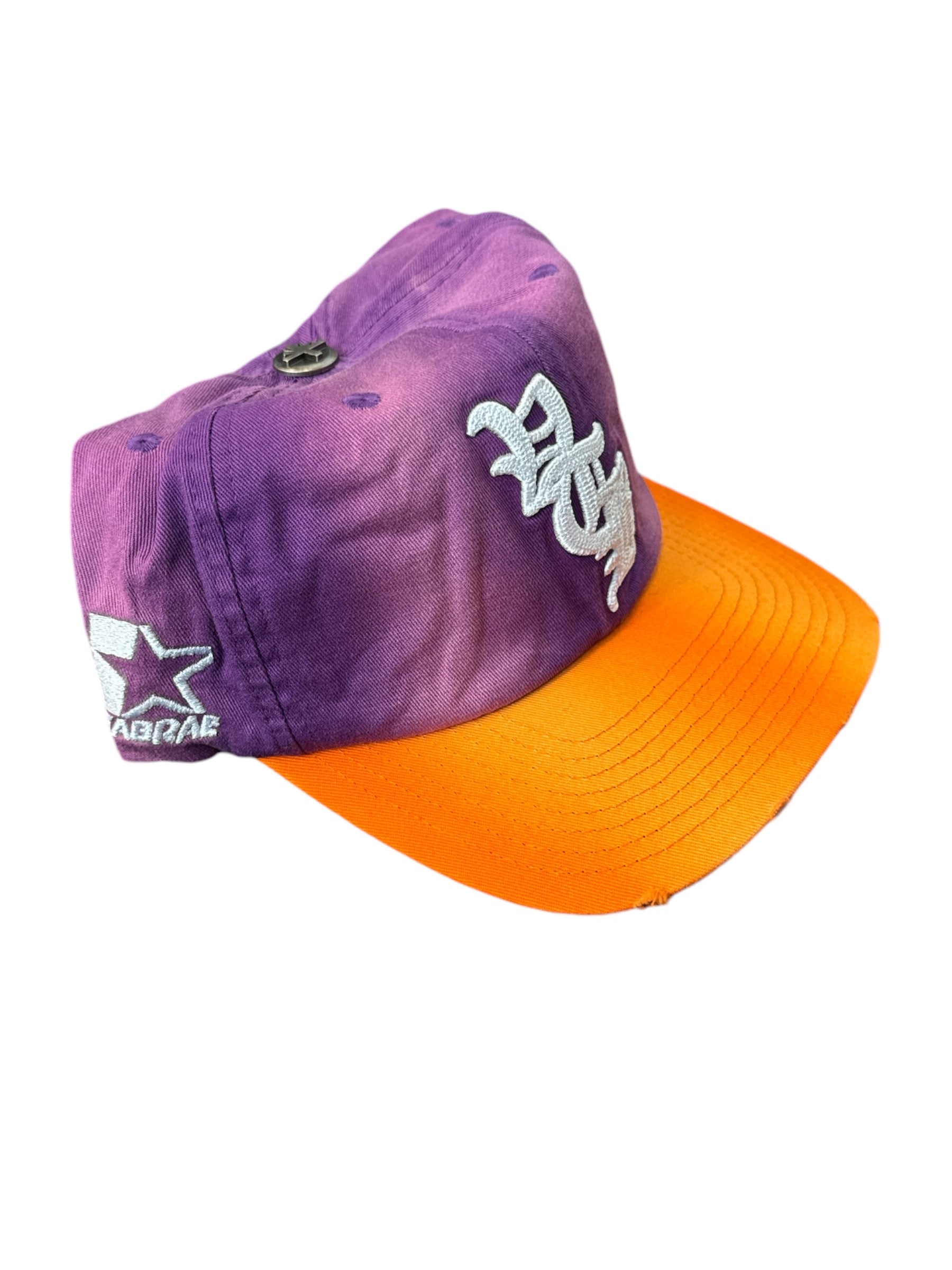 Vertabrae Purple/Orange Vintage Distressed Snapback
