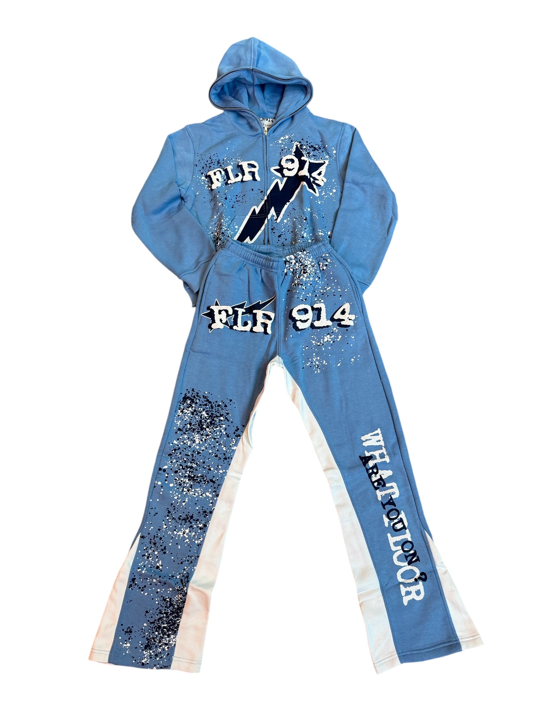 FLR 914 Sky Blue Full Sweatsuit