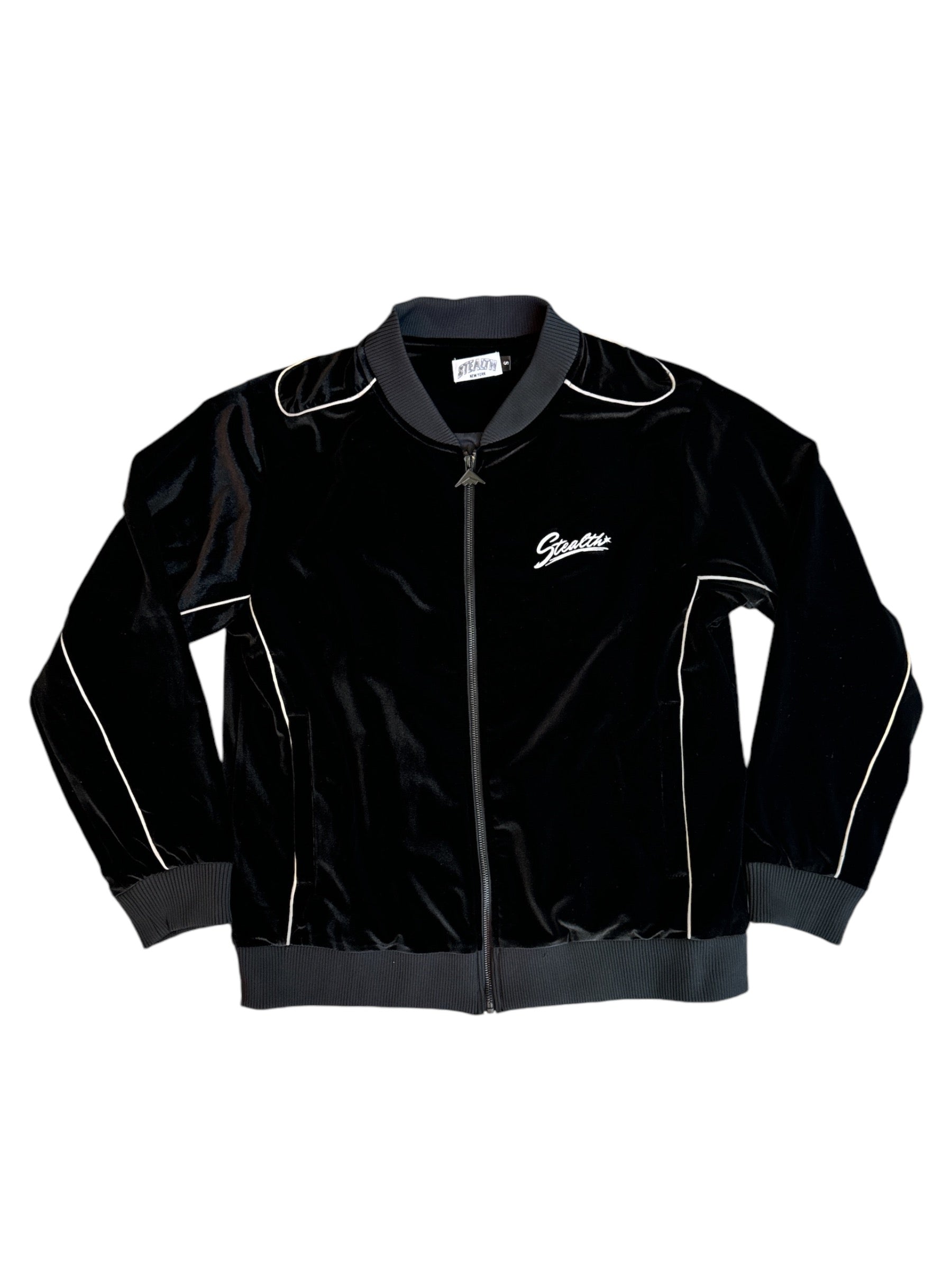 Stealth Velour Black Tracksuit