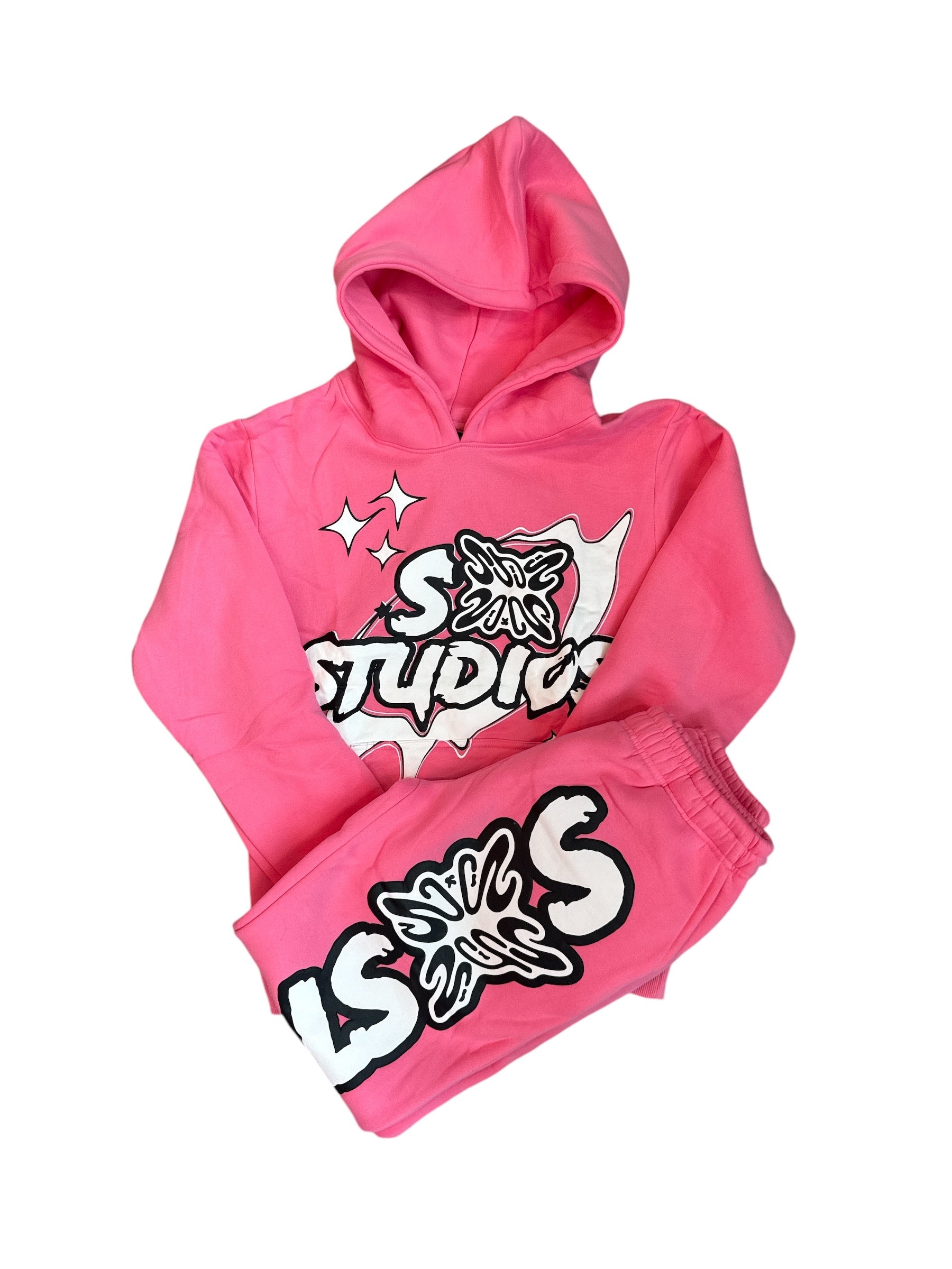 SB Studios Stain Bandz Pink/Black Full Sweatsuit