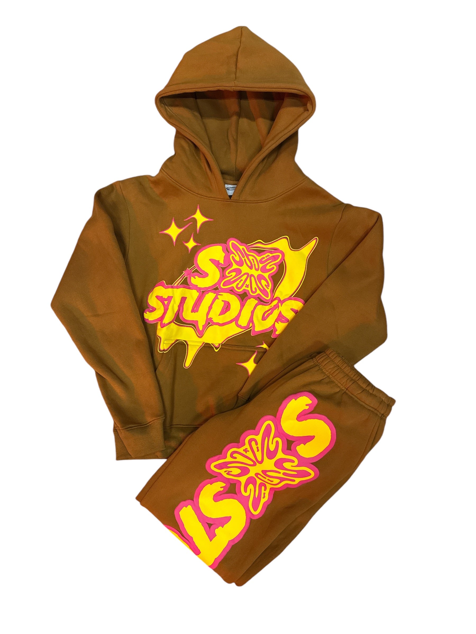 SB Studios Stainbandz Brown Pink Full Sweatsuit