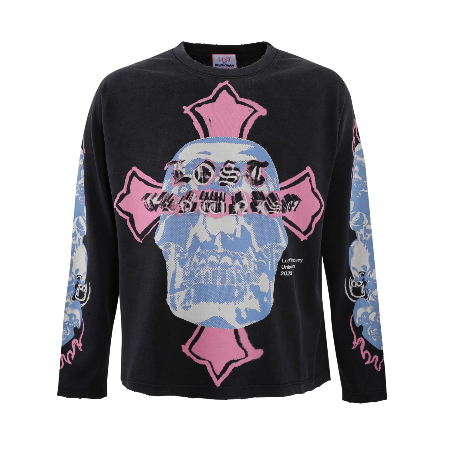 Lost Intricacy x UNKWNism Black/Purple Long Sleeve