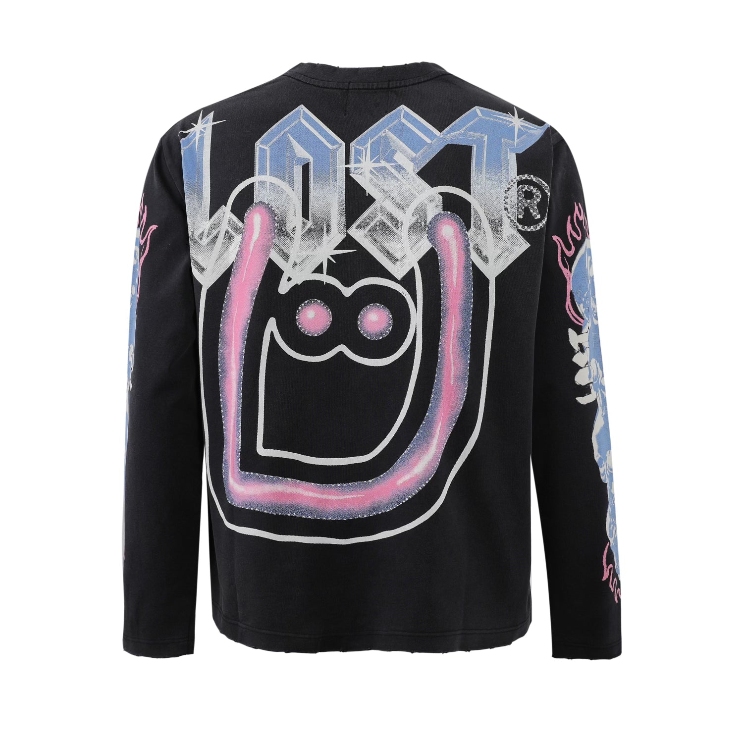 Lost Intricacy x UNKWNism Black/Purple Long Sleeve